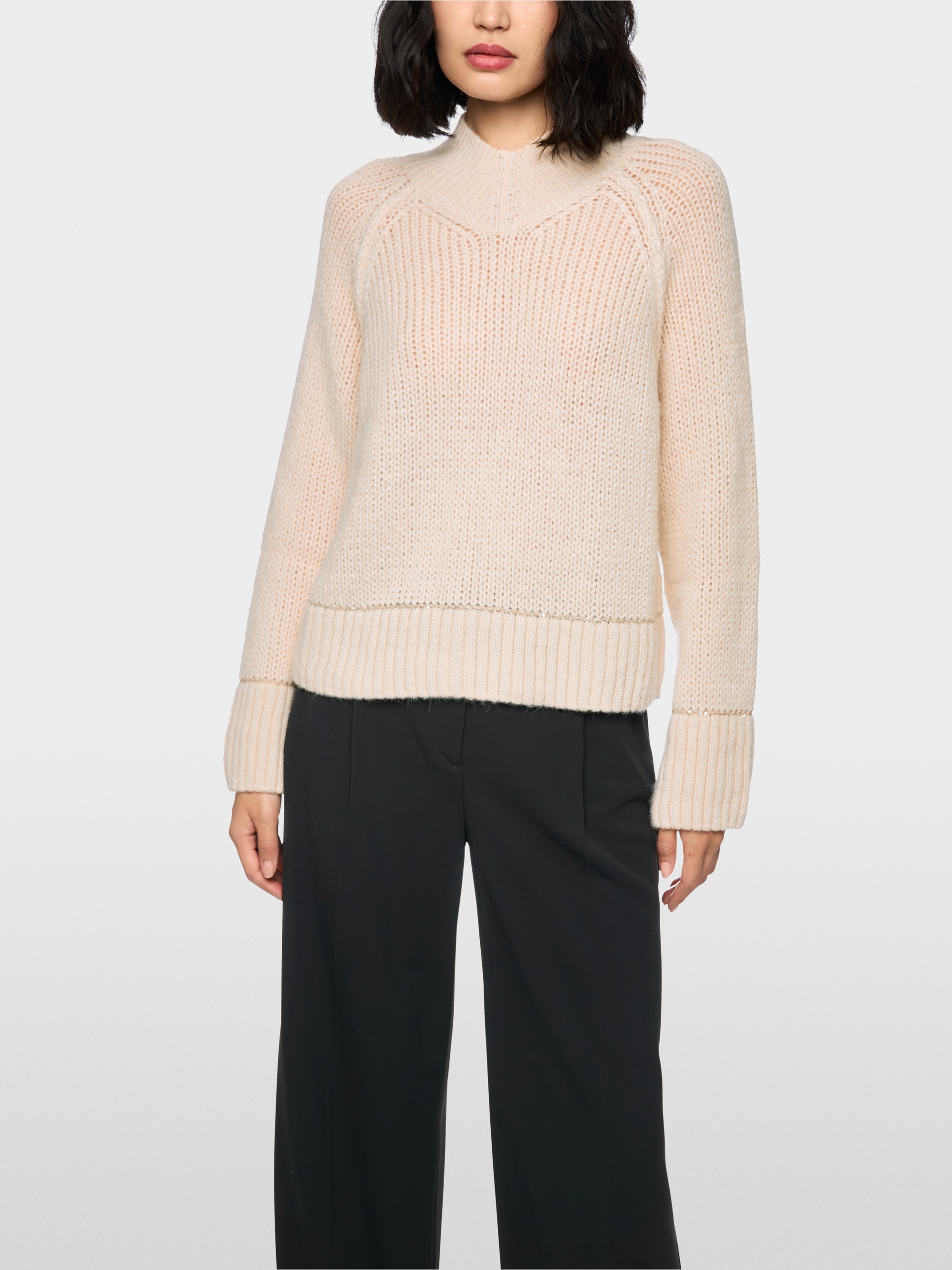 Grof gebreide trui, Knitted in Germany
