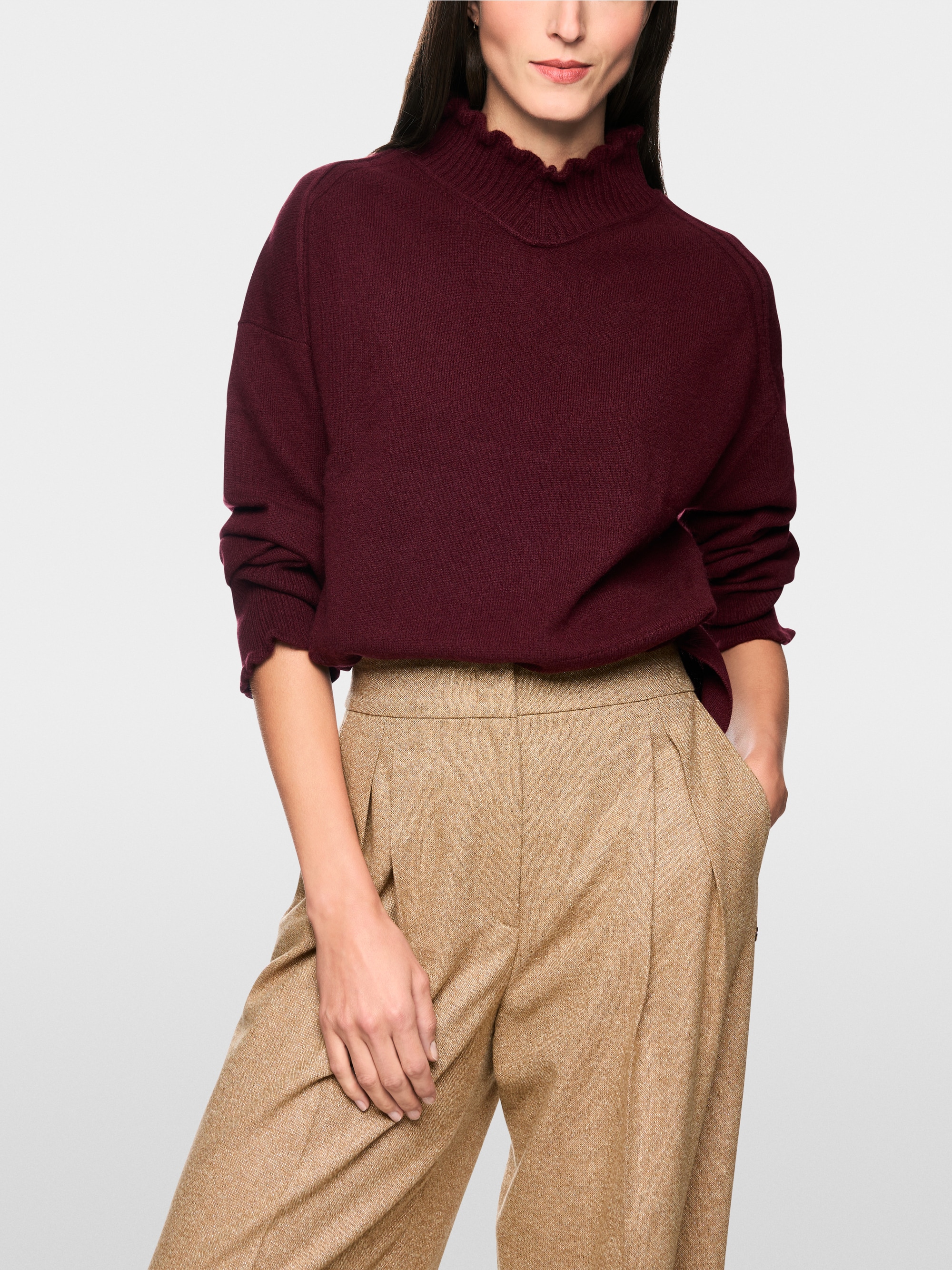 Pull avec détails volants