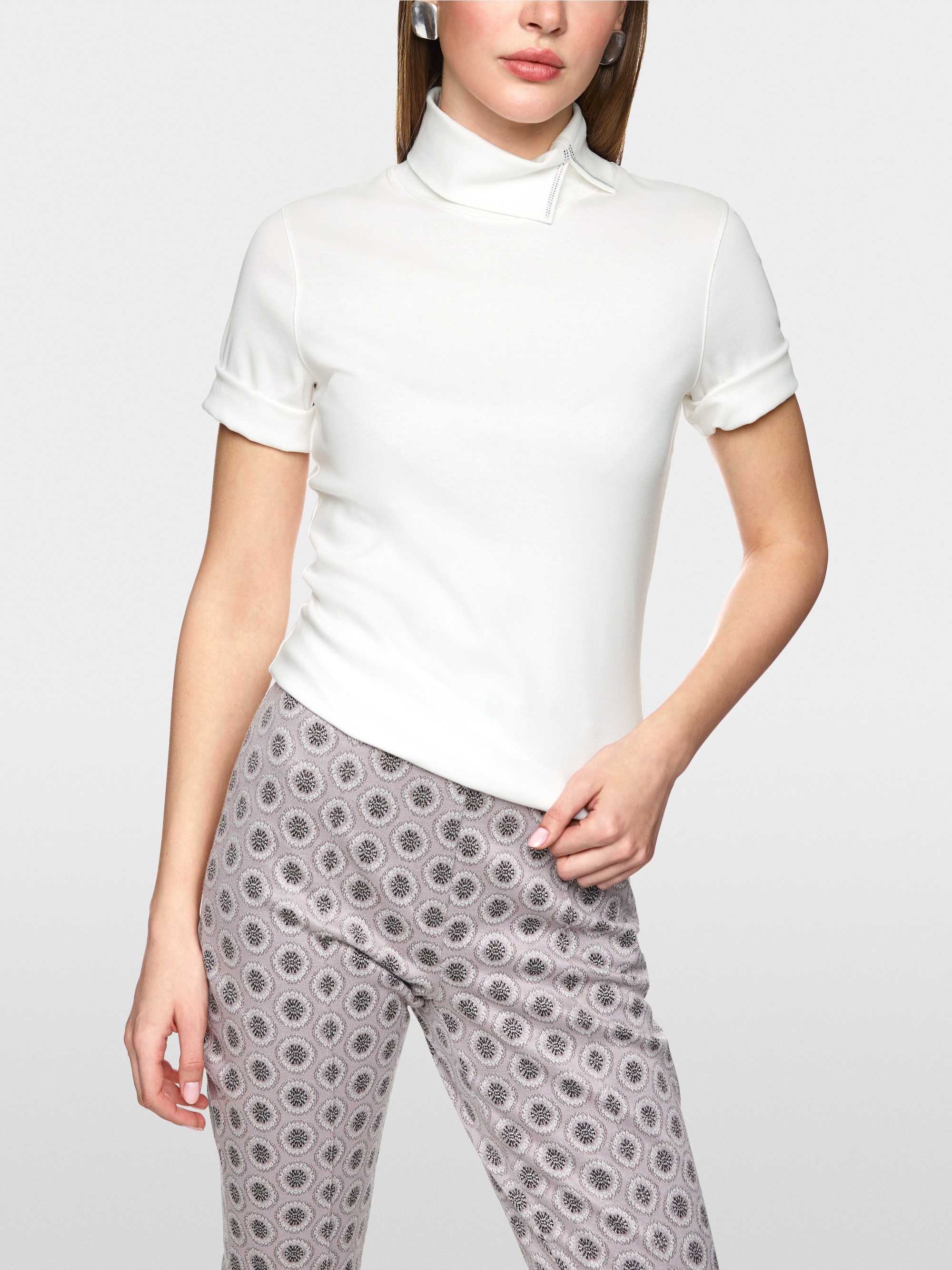 Turtleneck T-shirt