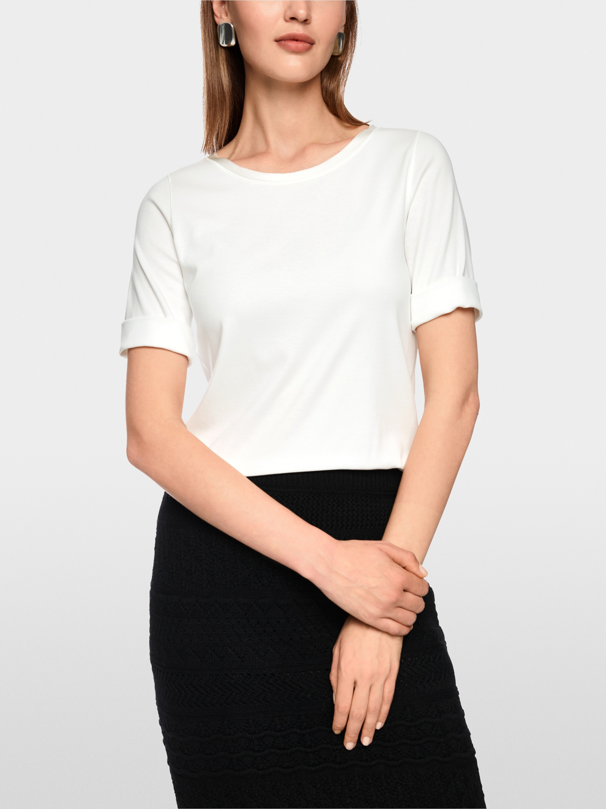 T-shirt à manches mi-longues