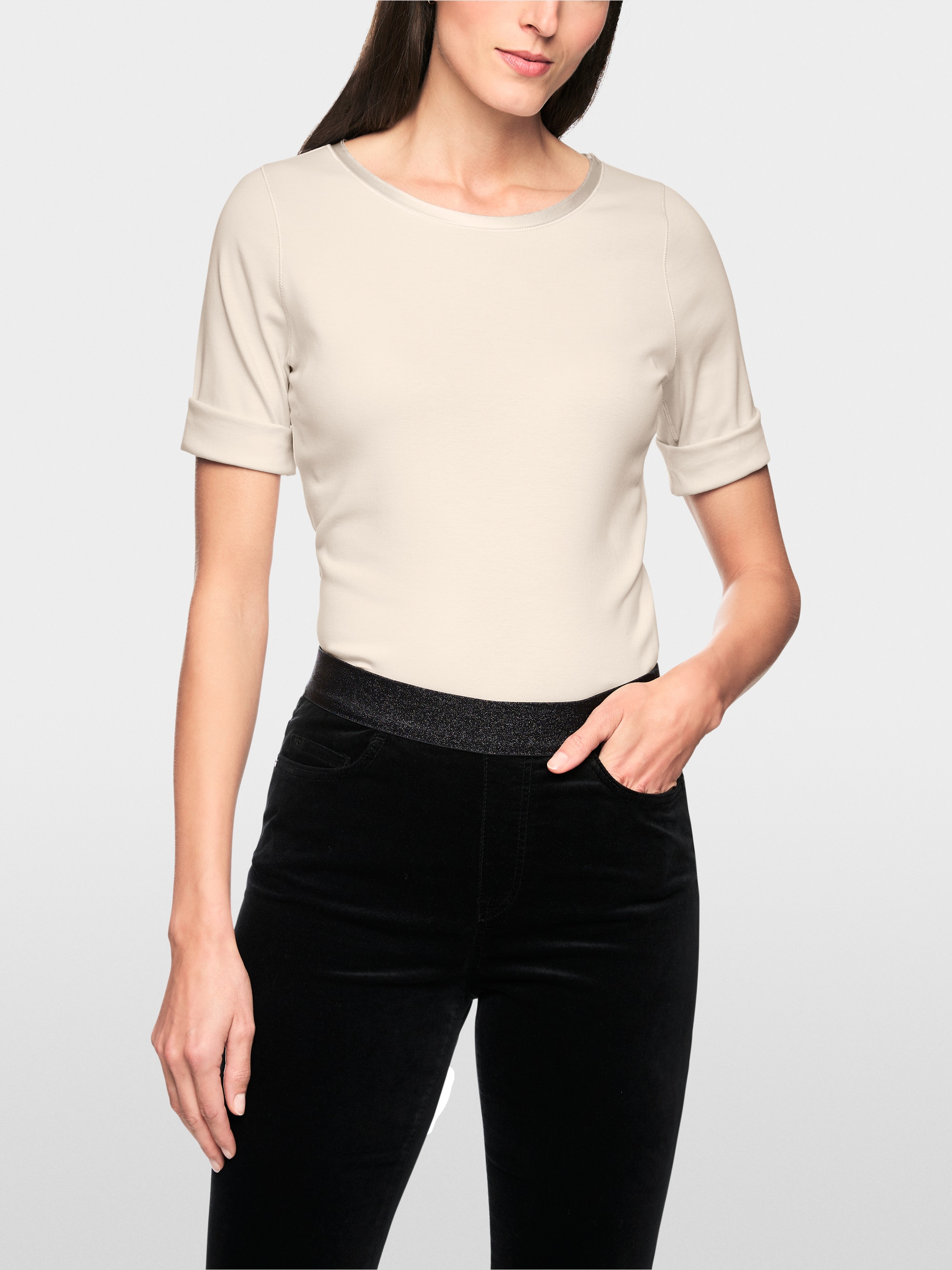 T-Shirt mit halblangem Ärmel