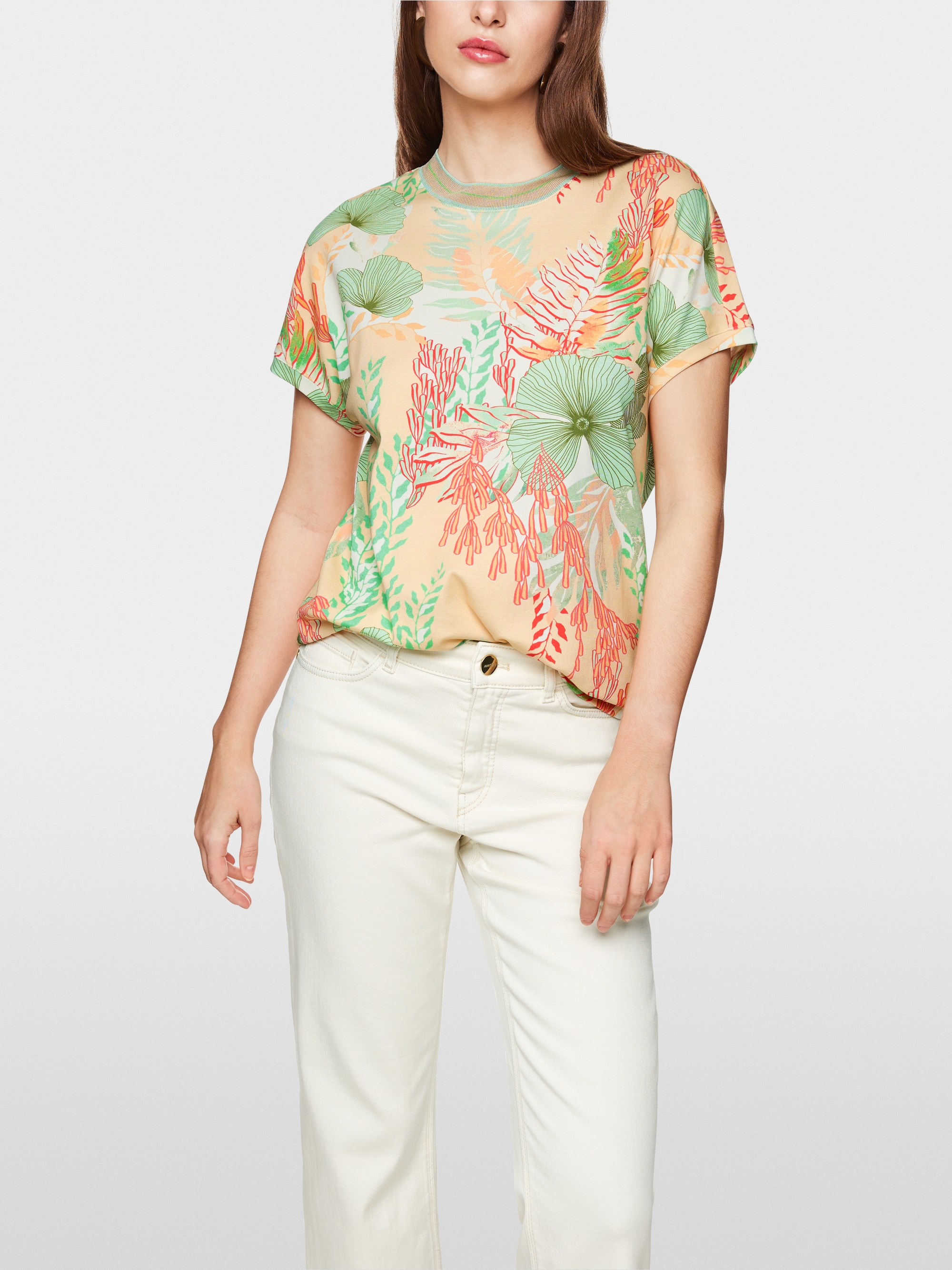 T-shirt à imprimé floral