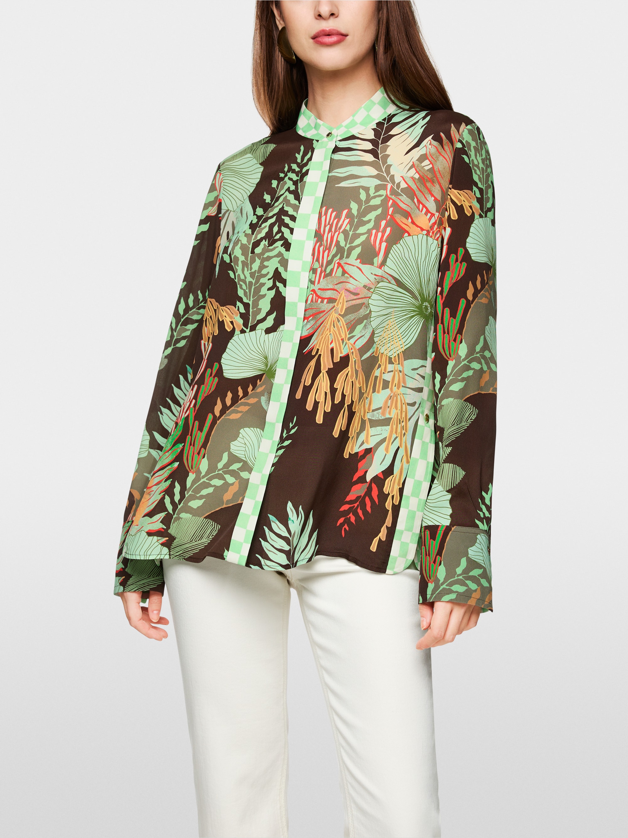 Leichte Bluse mit floralem Print