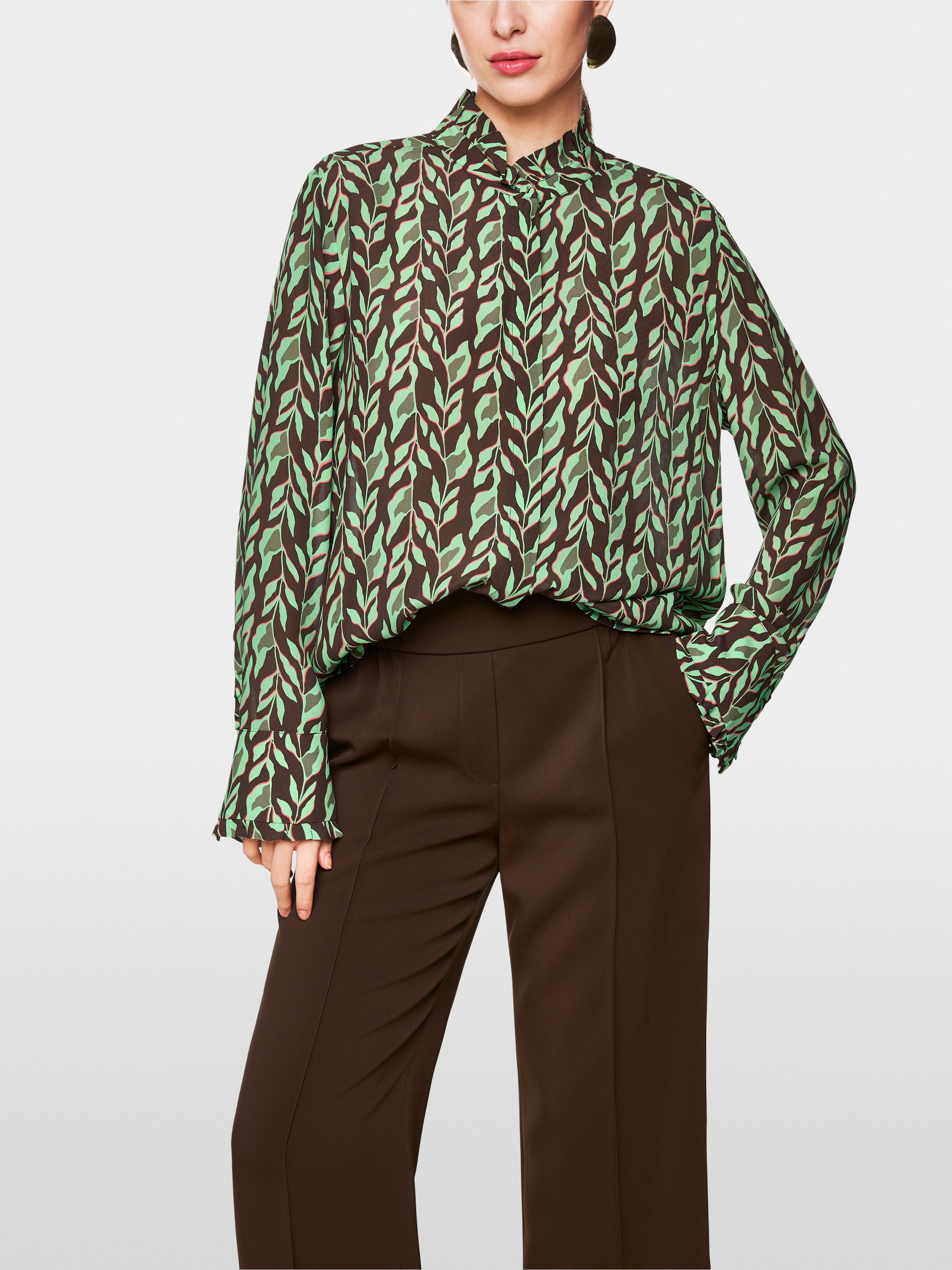Blouse raffinée en viscose
