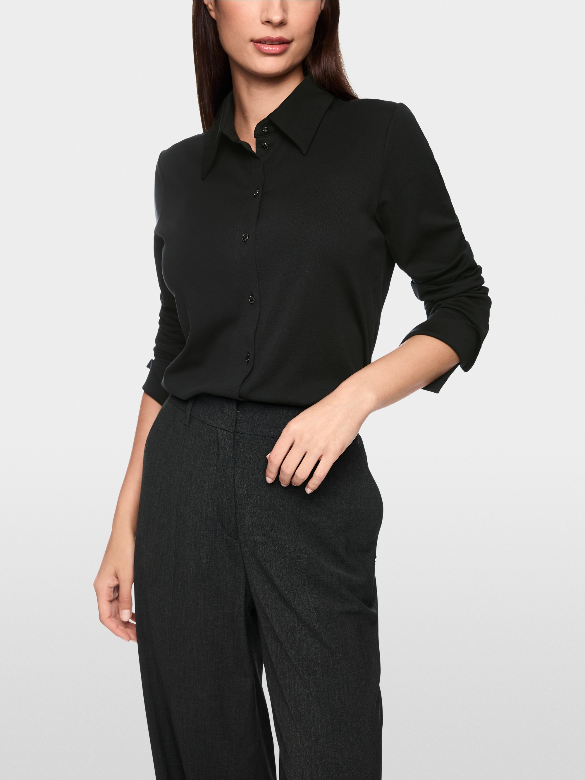 Cotton stretch shirt blouse