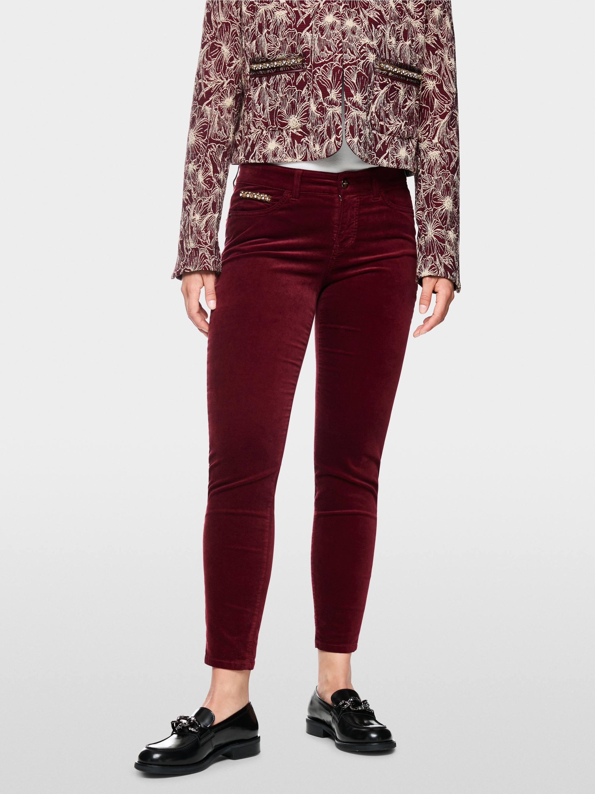 Pantalon slim SILVI taille basse
