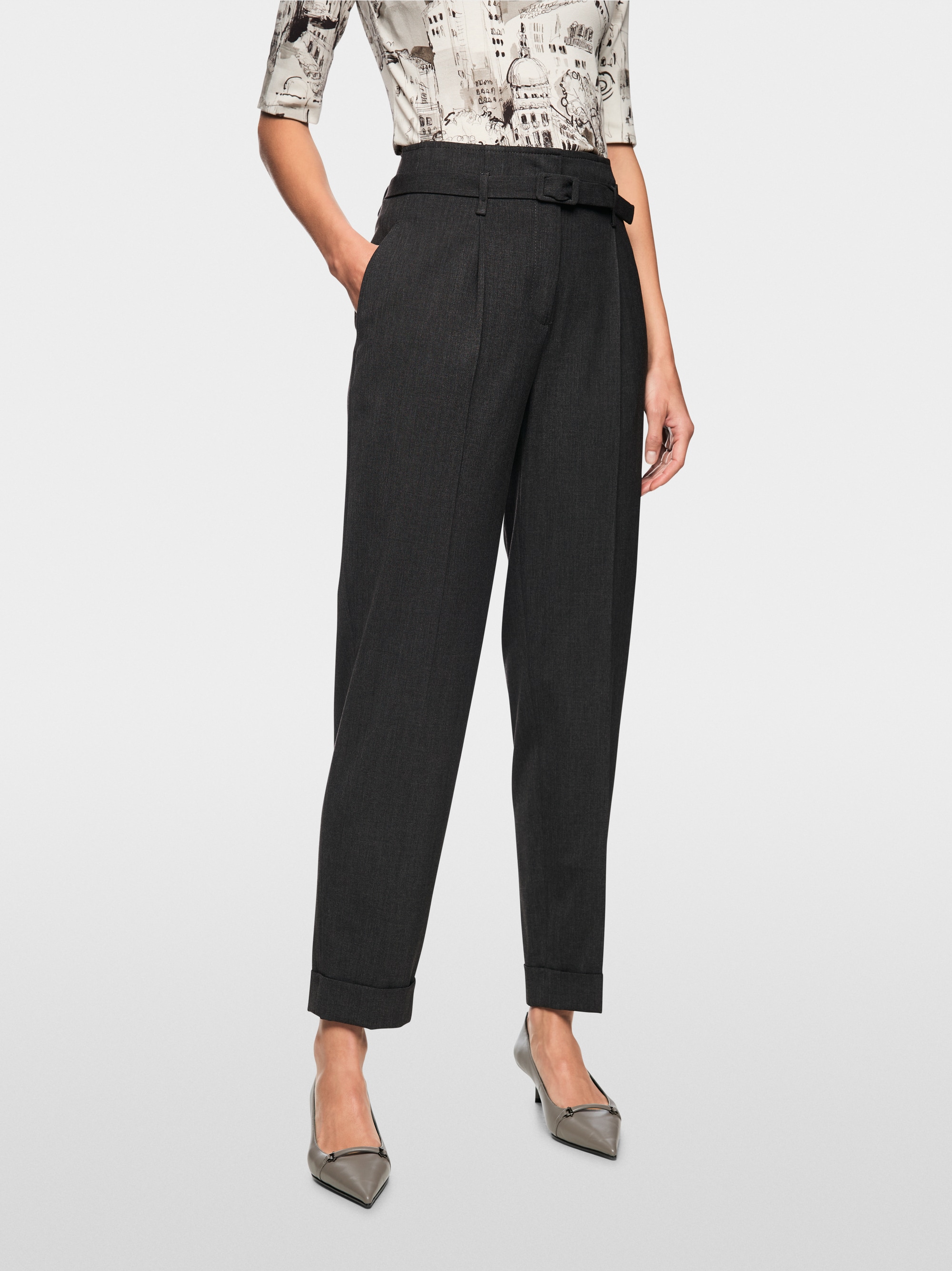 Hose FAQUS mit High Waist