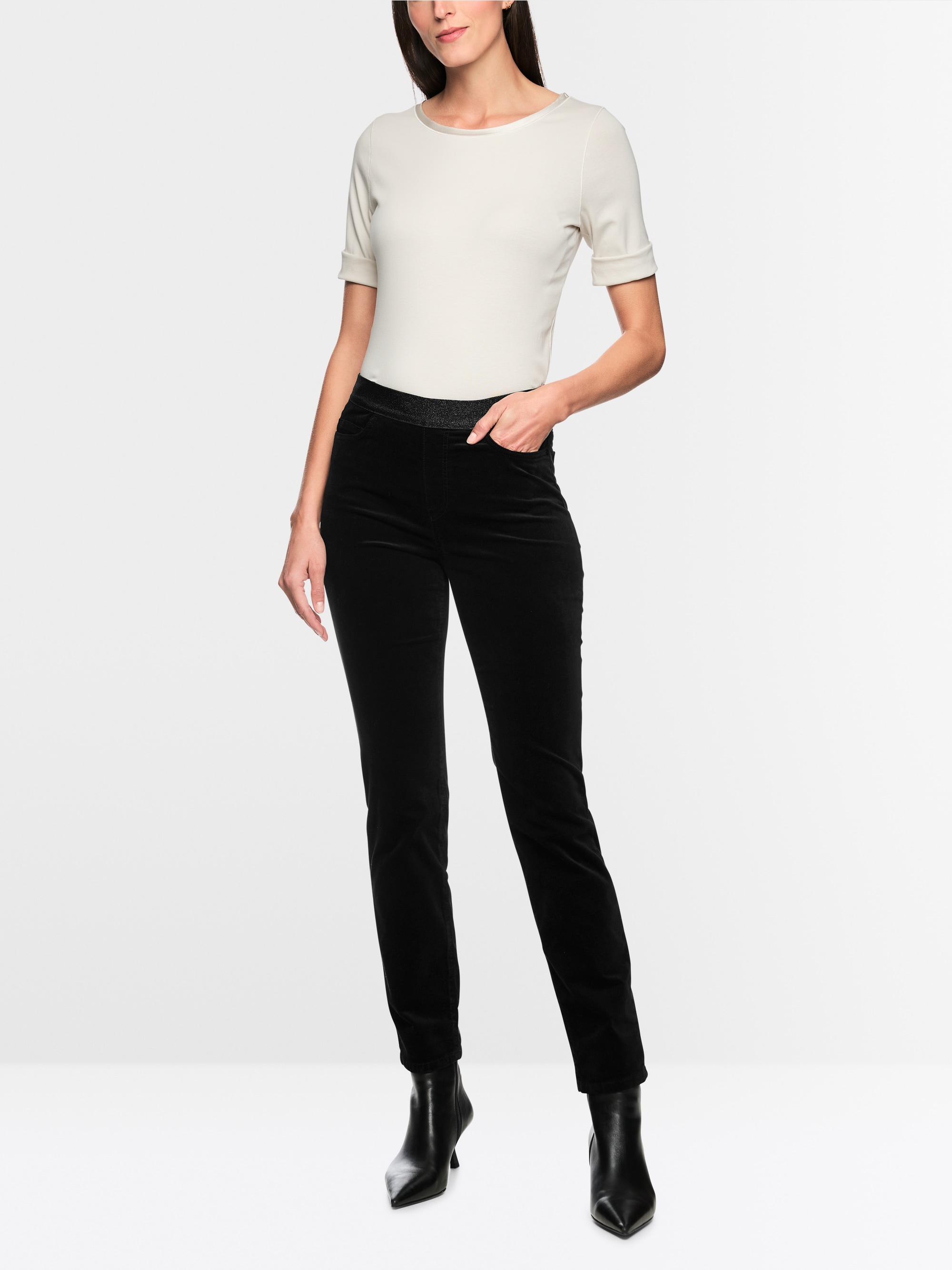 Schlupfhose SIENA aus Samt