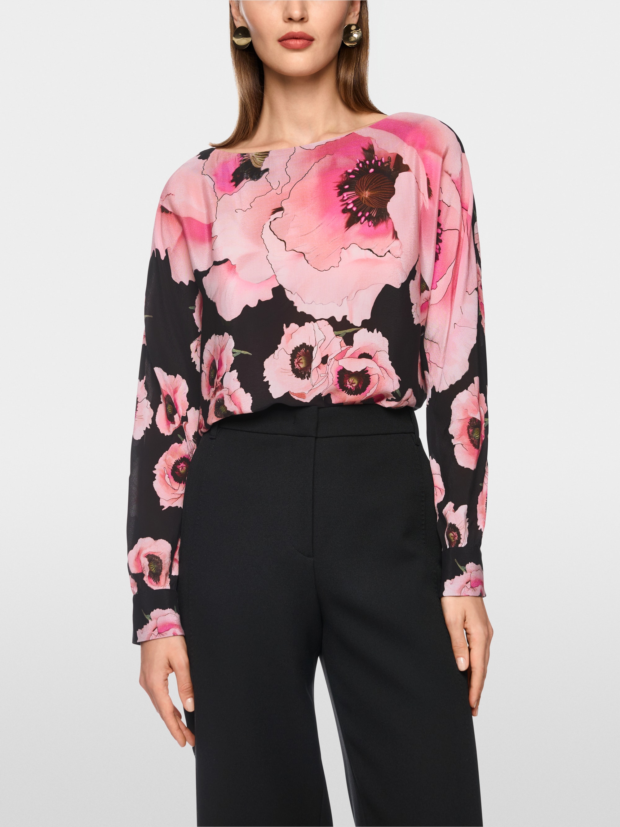 Lockere Viskose-Bluse
