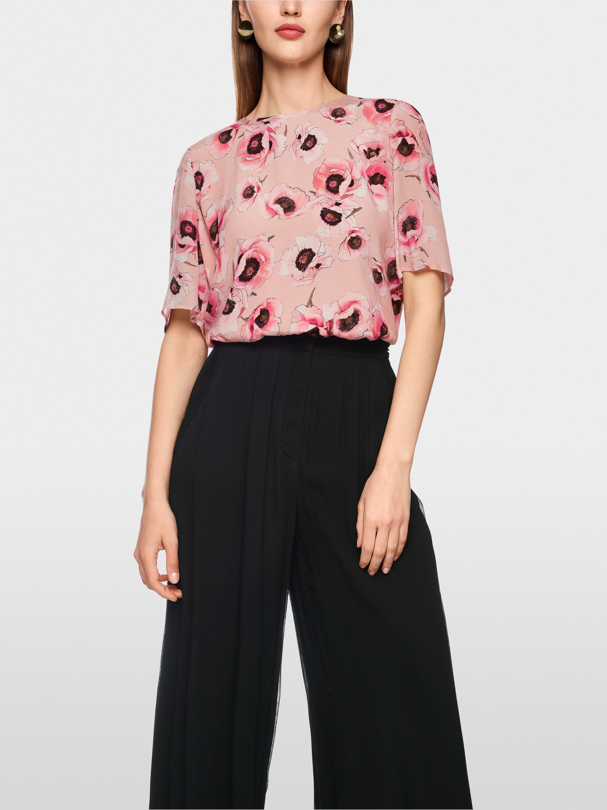 Blouseshirt met bloemenmotief