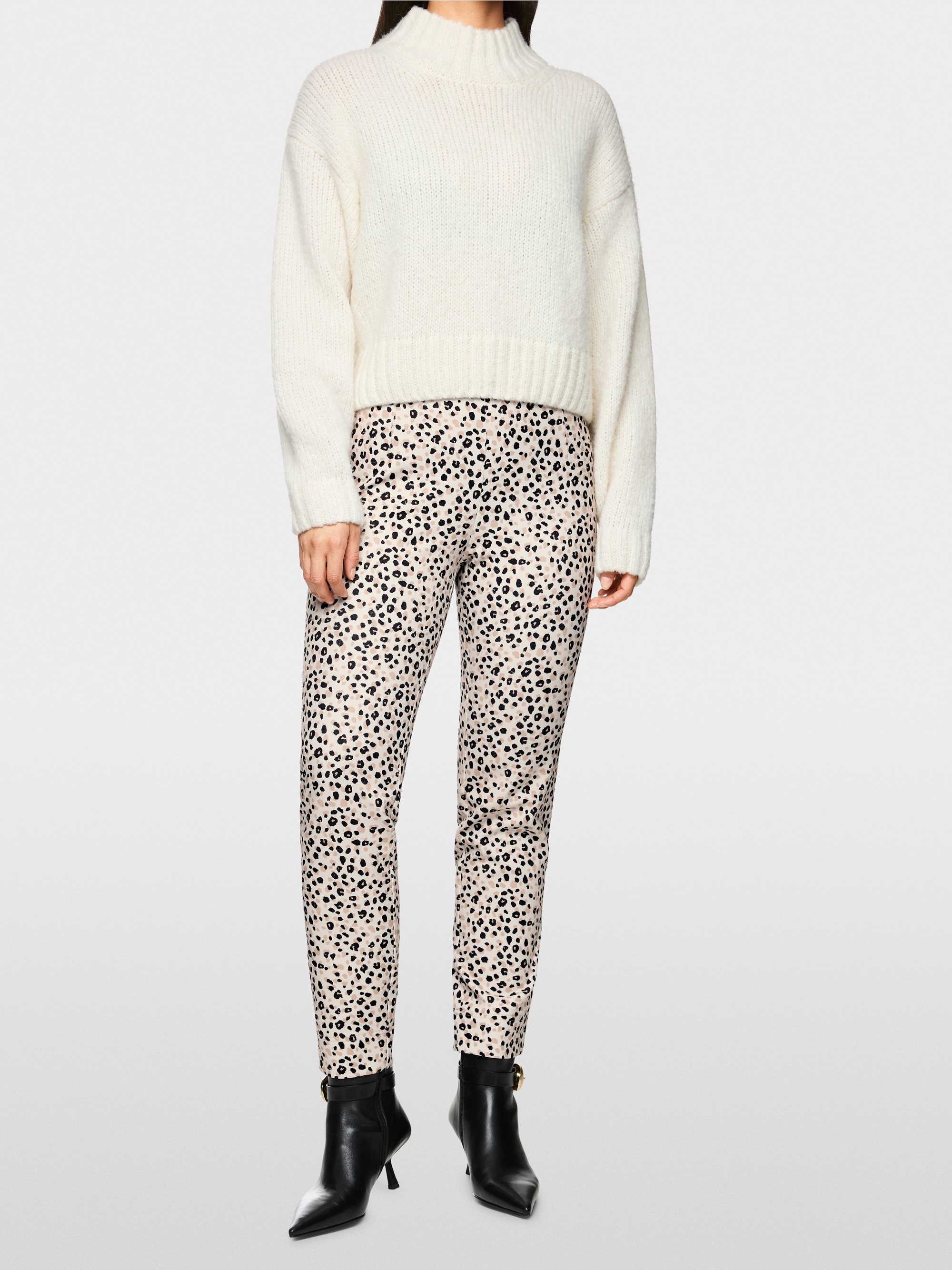 Pantalon SOFIA à imprimé léopard