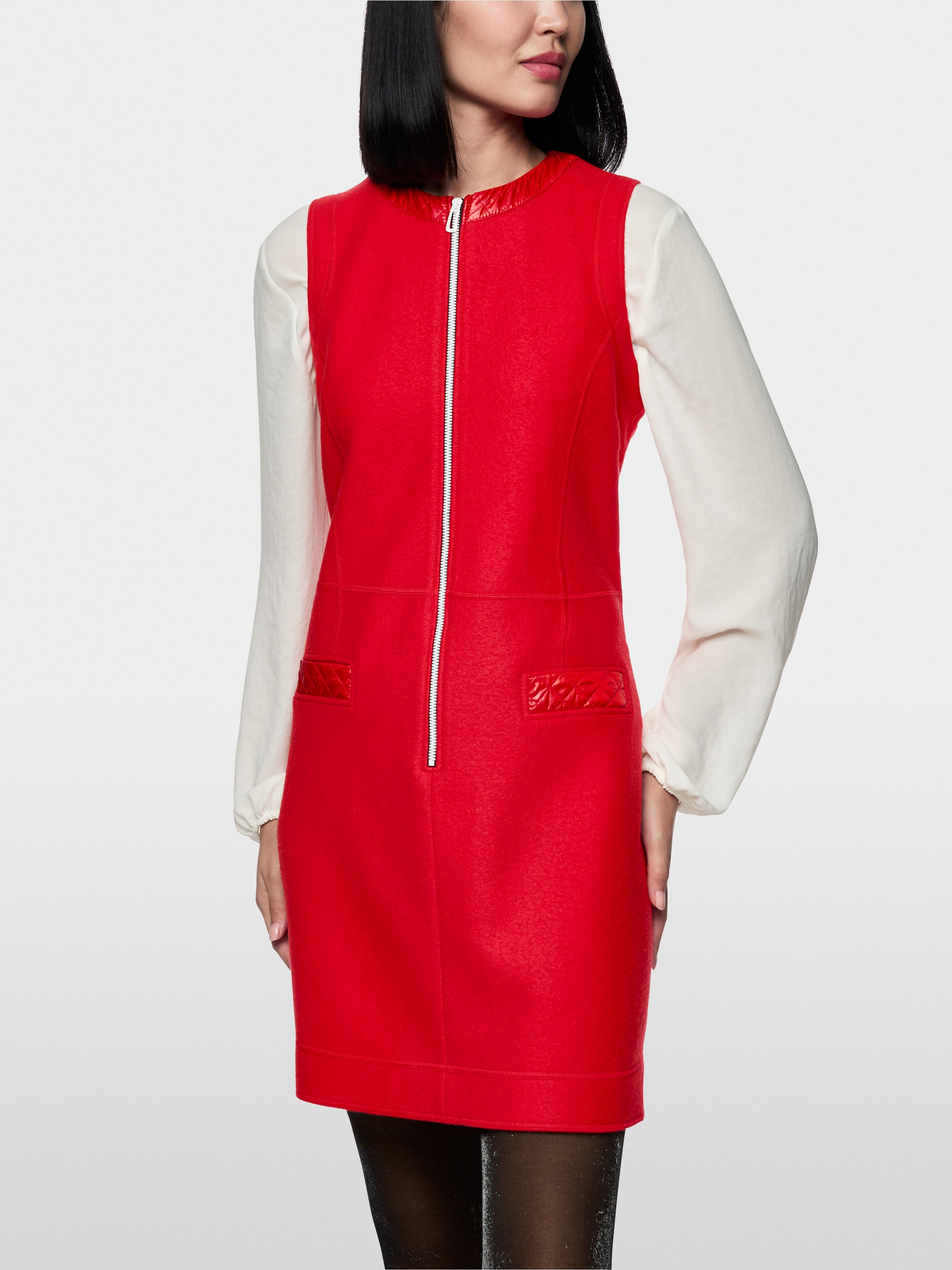 Ärmelloses Kleid "Knitted in Germany"