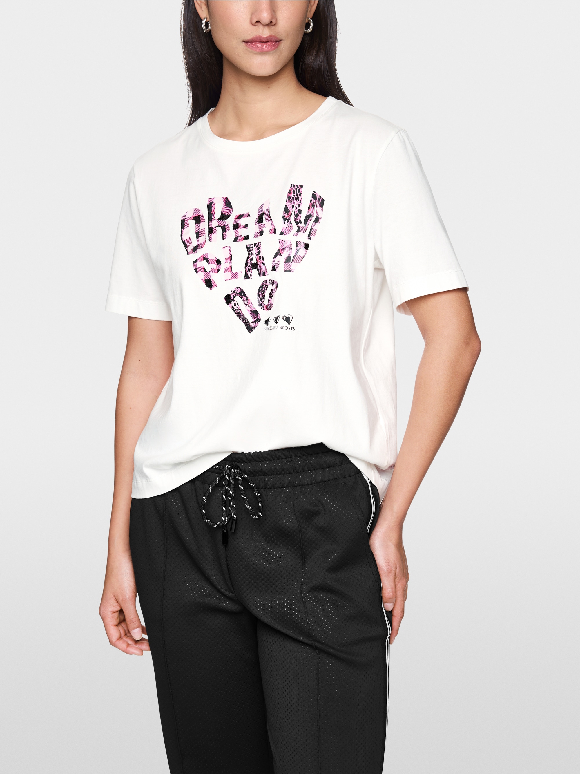 T-shirt en coton avec imprimé