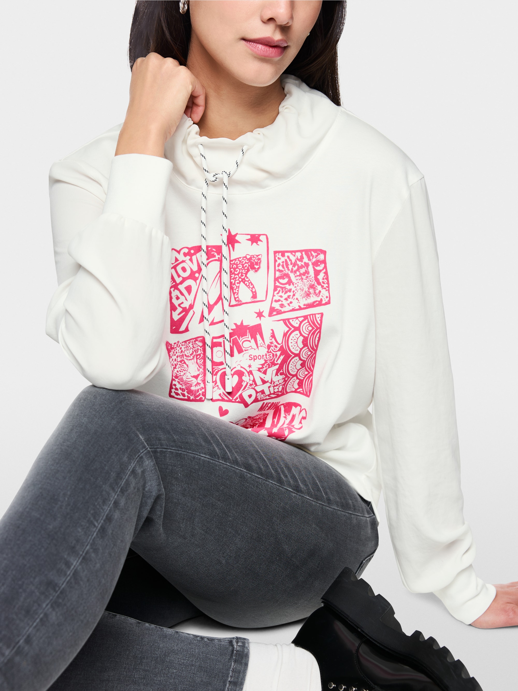Blouse met opdruk