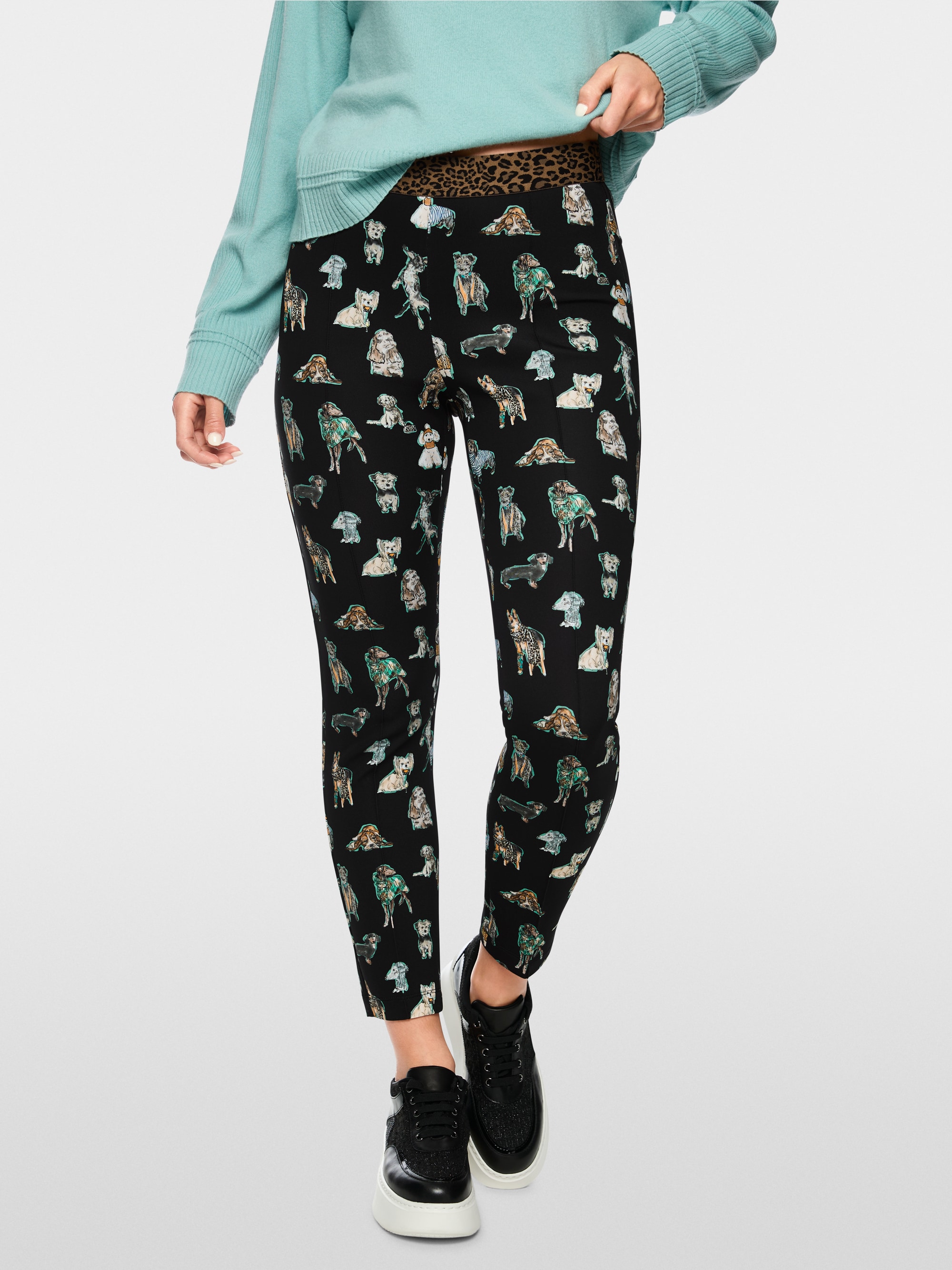 7/8-broek SOFIA met elastische band