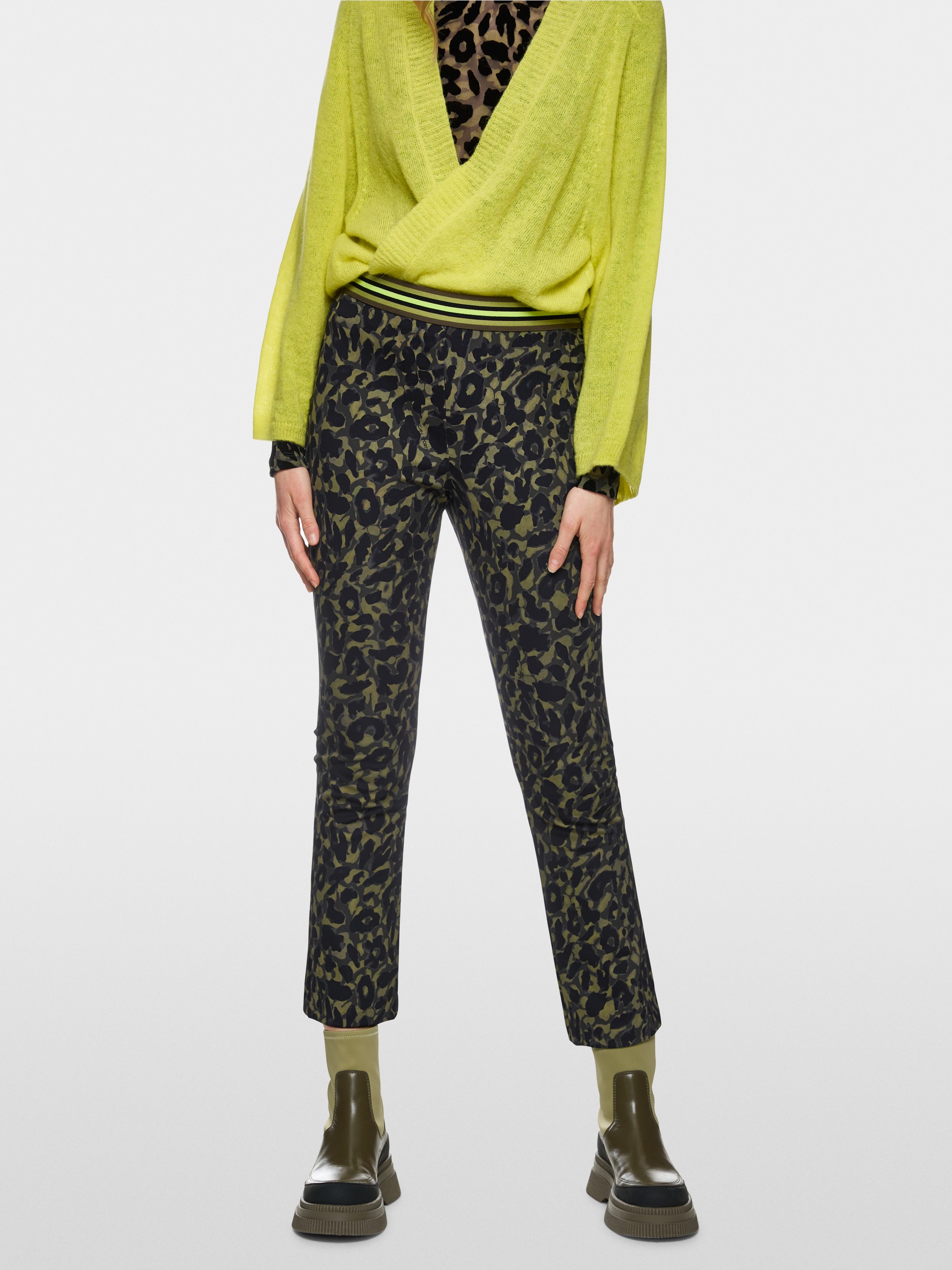Pantalon à enfiler léopard FREDERICA