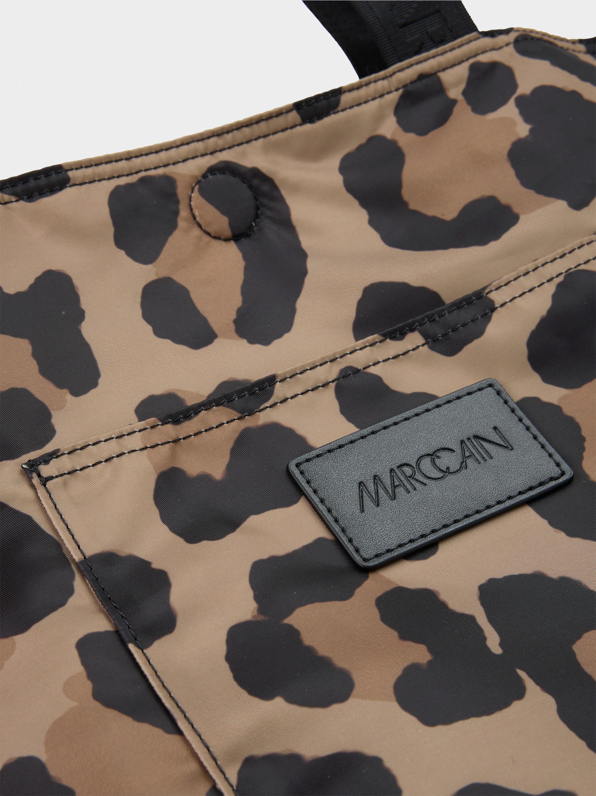 Reversible shopper bag with print