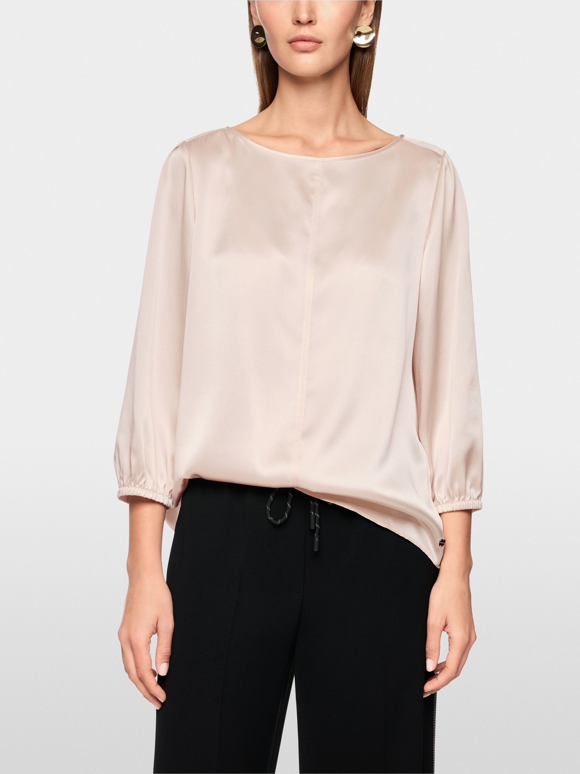 Polo en coton côtelé uni