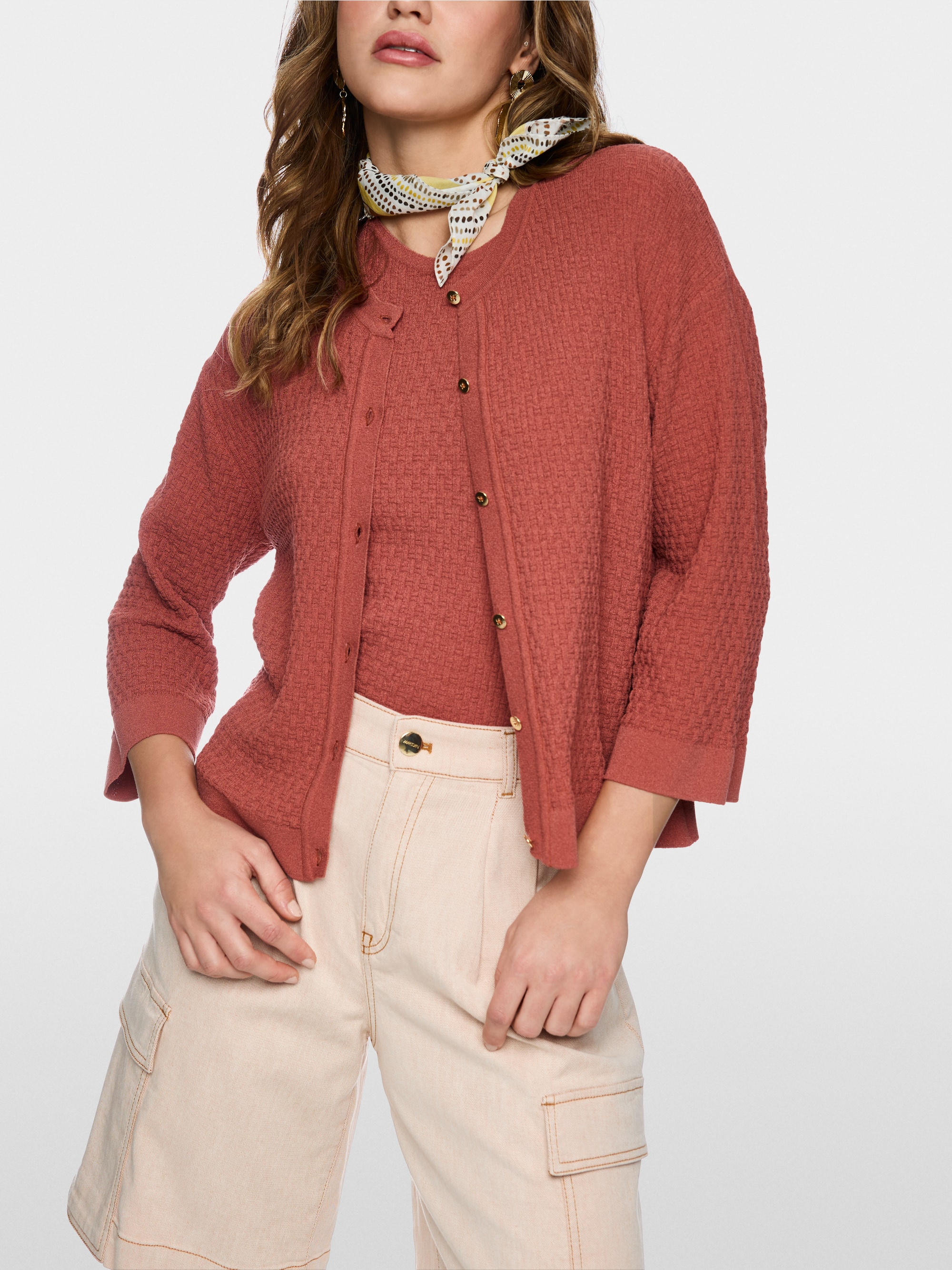 ‘Knitted in Germany’ textured cardigan