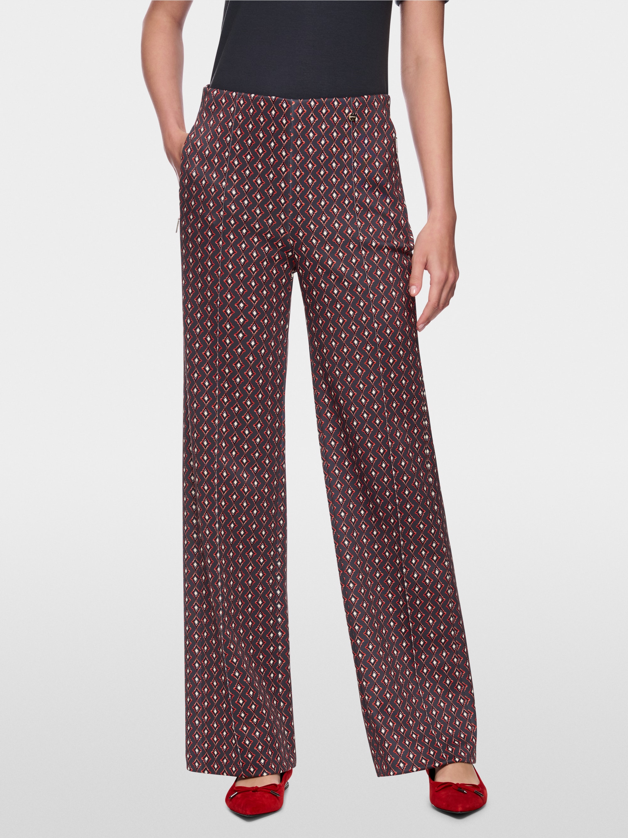WINDER pull-on trousers with high waist