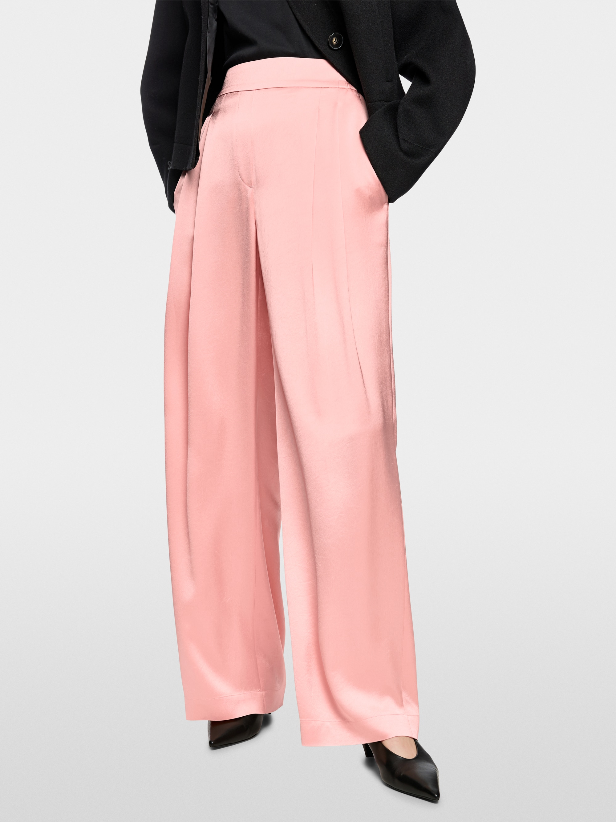 WEDI wide-fit trousers with pleats