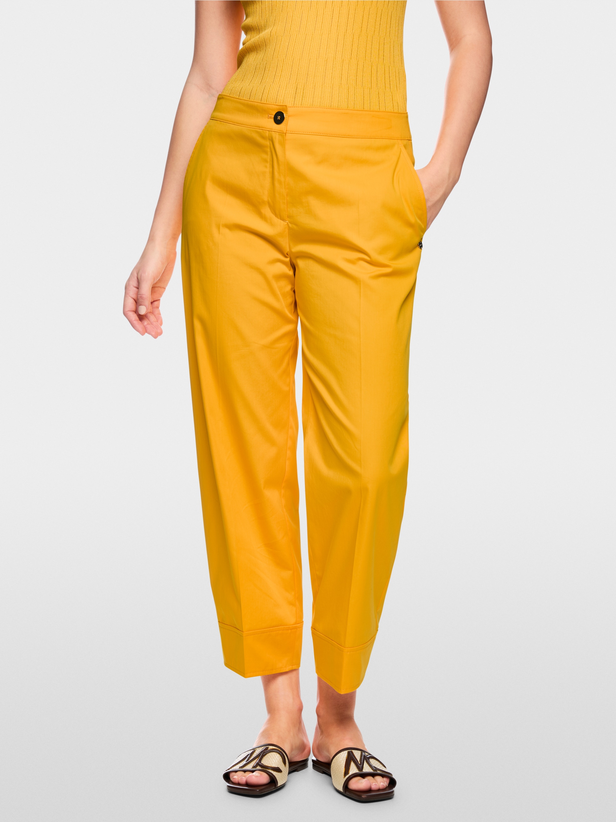 RENTON cotton blend trousers
