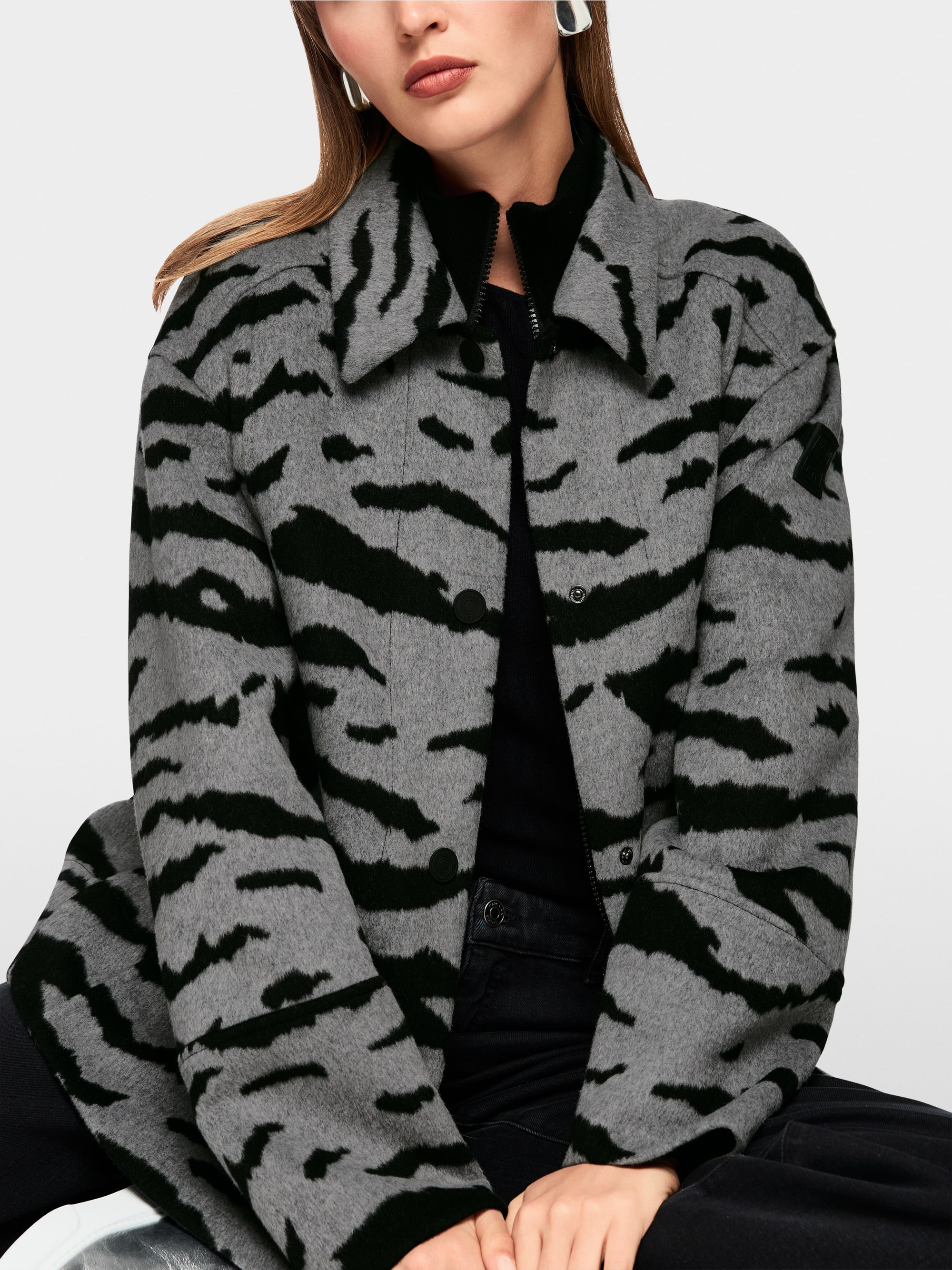 Chemise à imprimé animalier