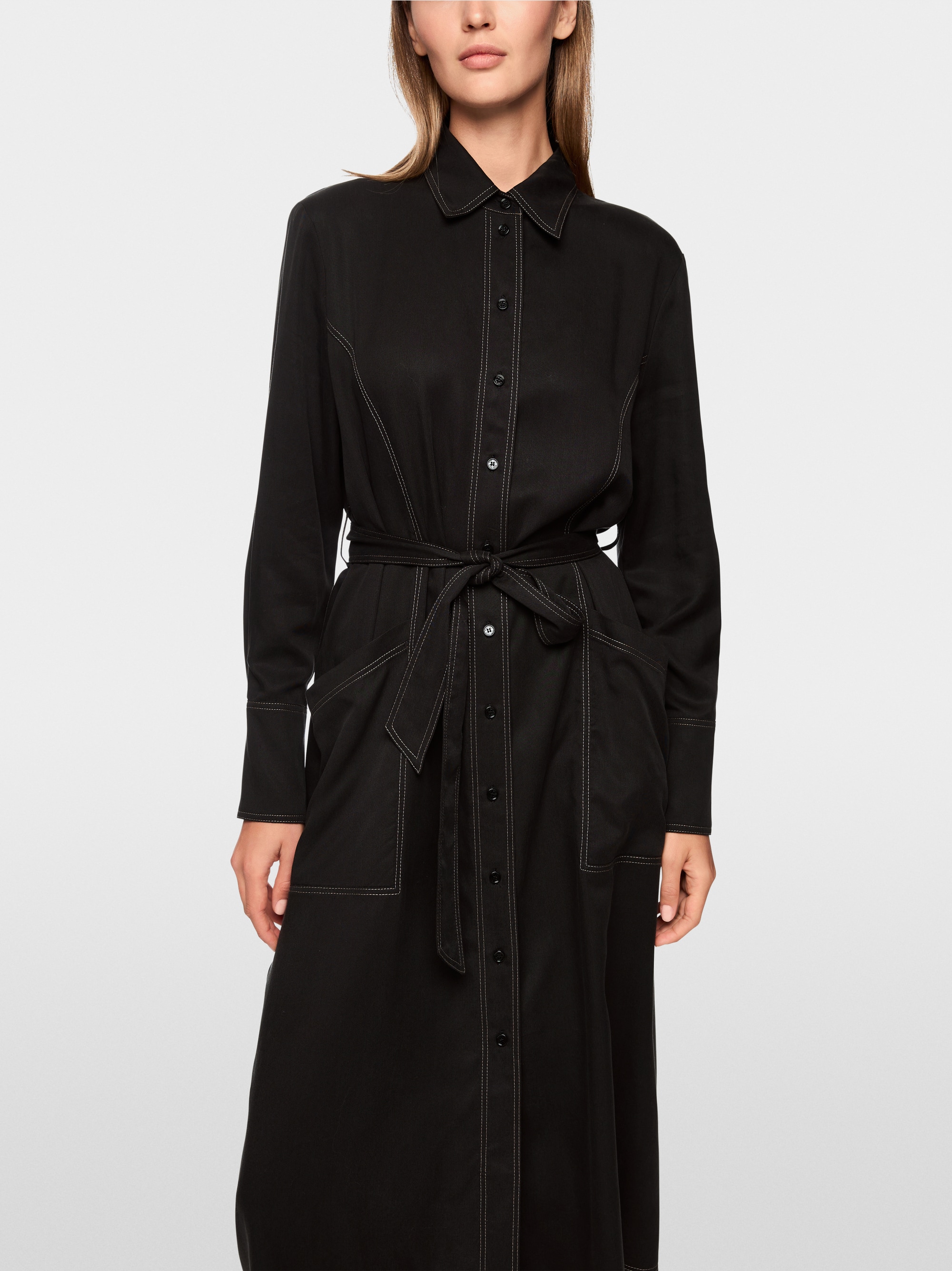 Robe chemisier longue «Rethink Together»