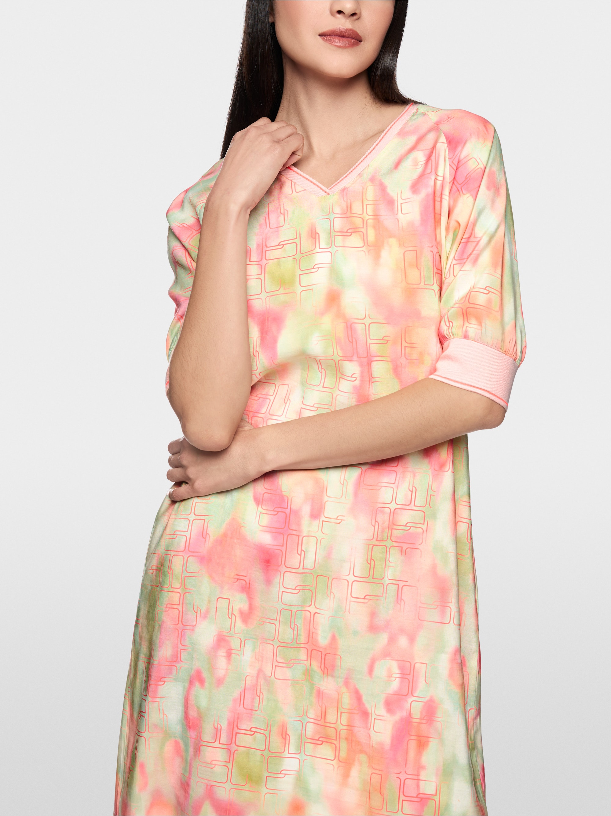 ‘Rethink Together’ dress with print