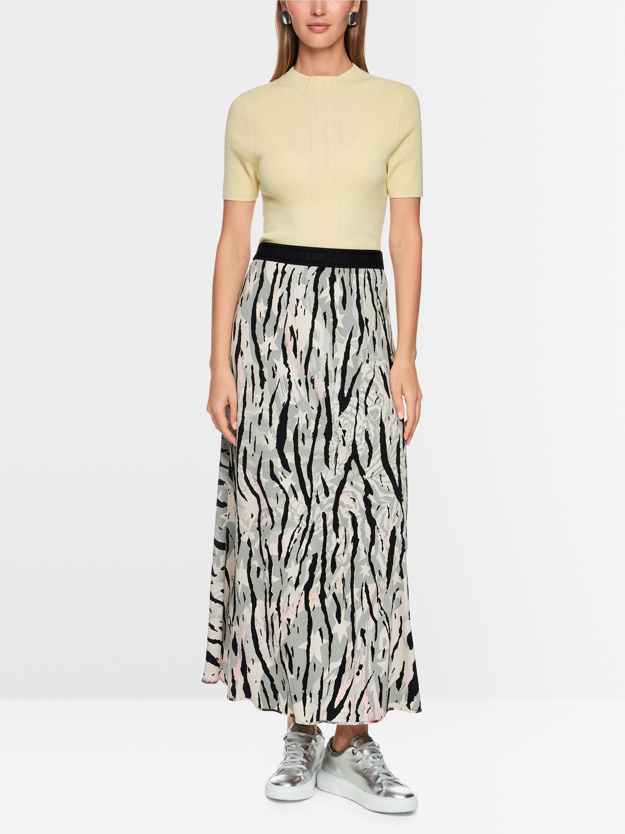 Jupe réversible avec imprimé