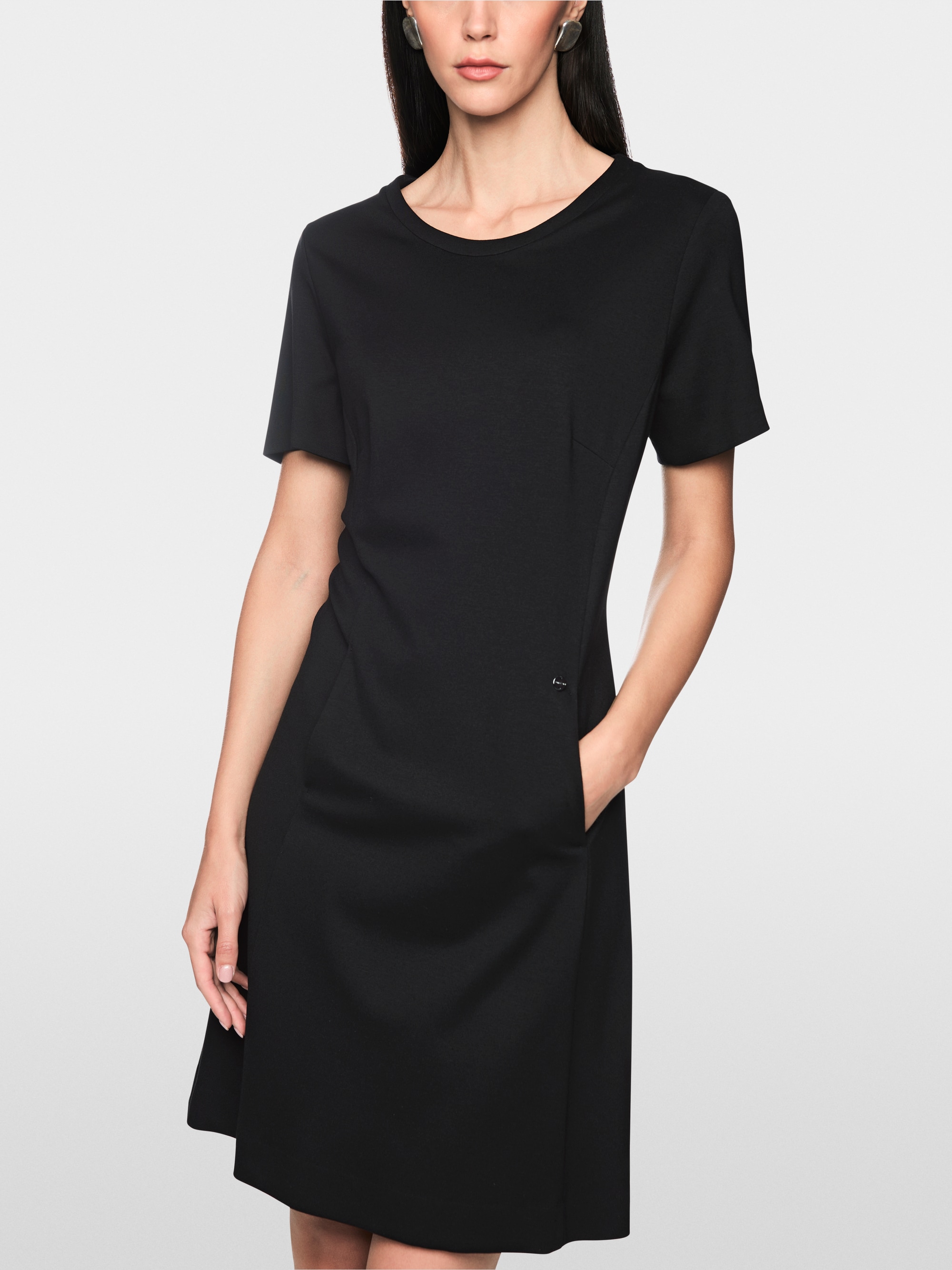 Stretch viscose mini dress