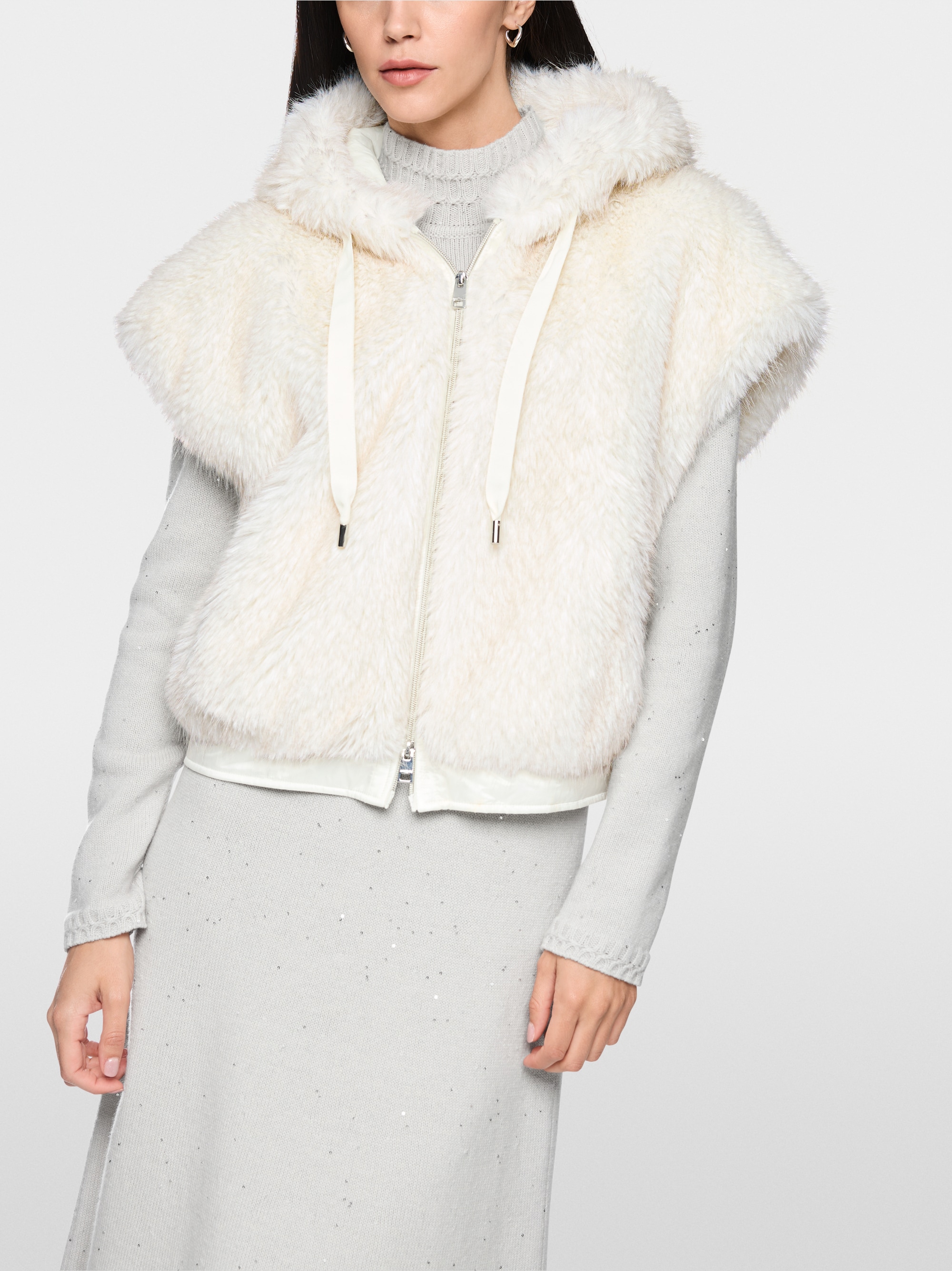 Cosy faux fur waistcoat