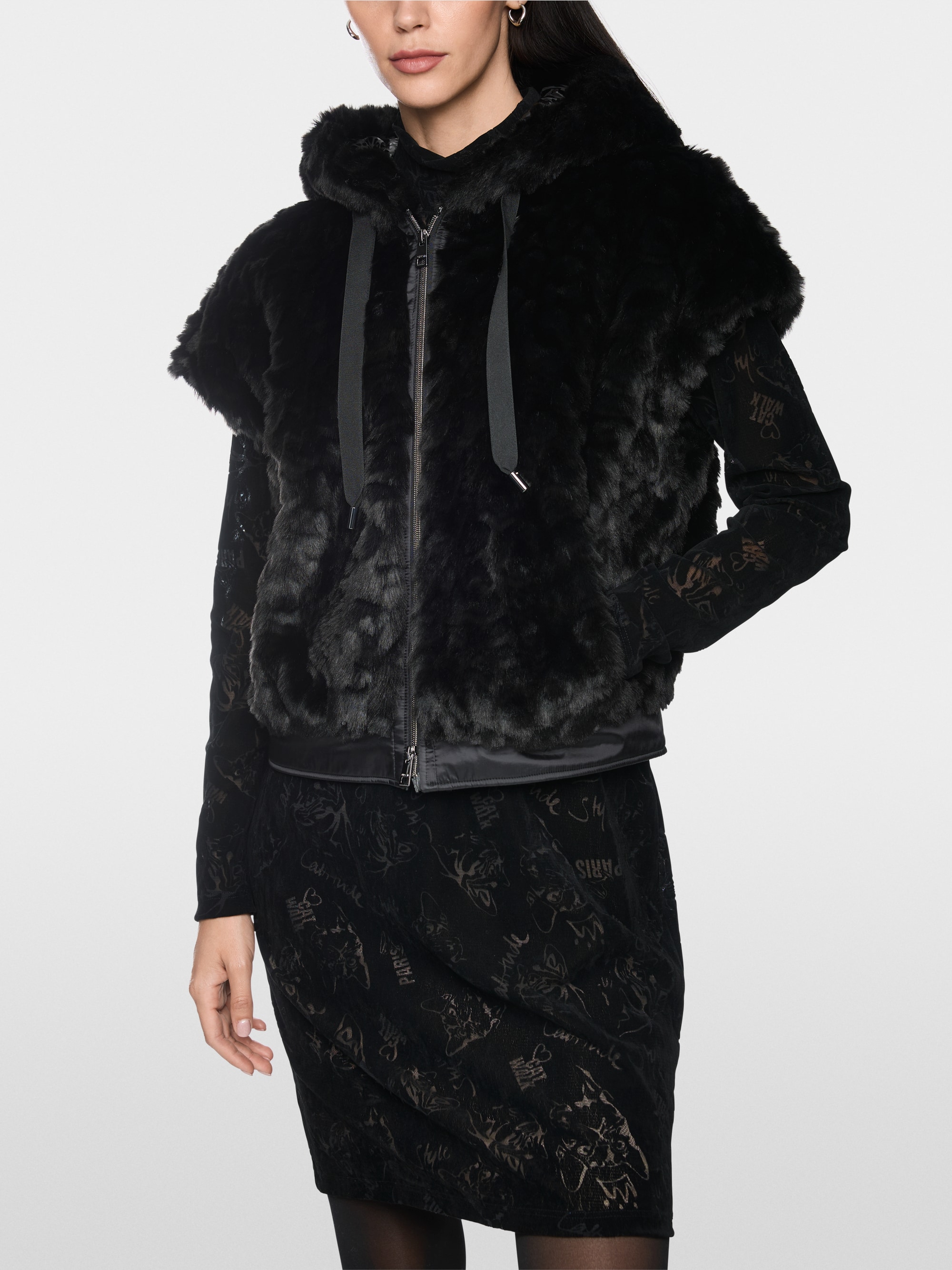 Cosy faux fur waistcoat