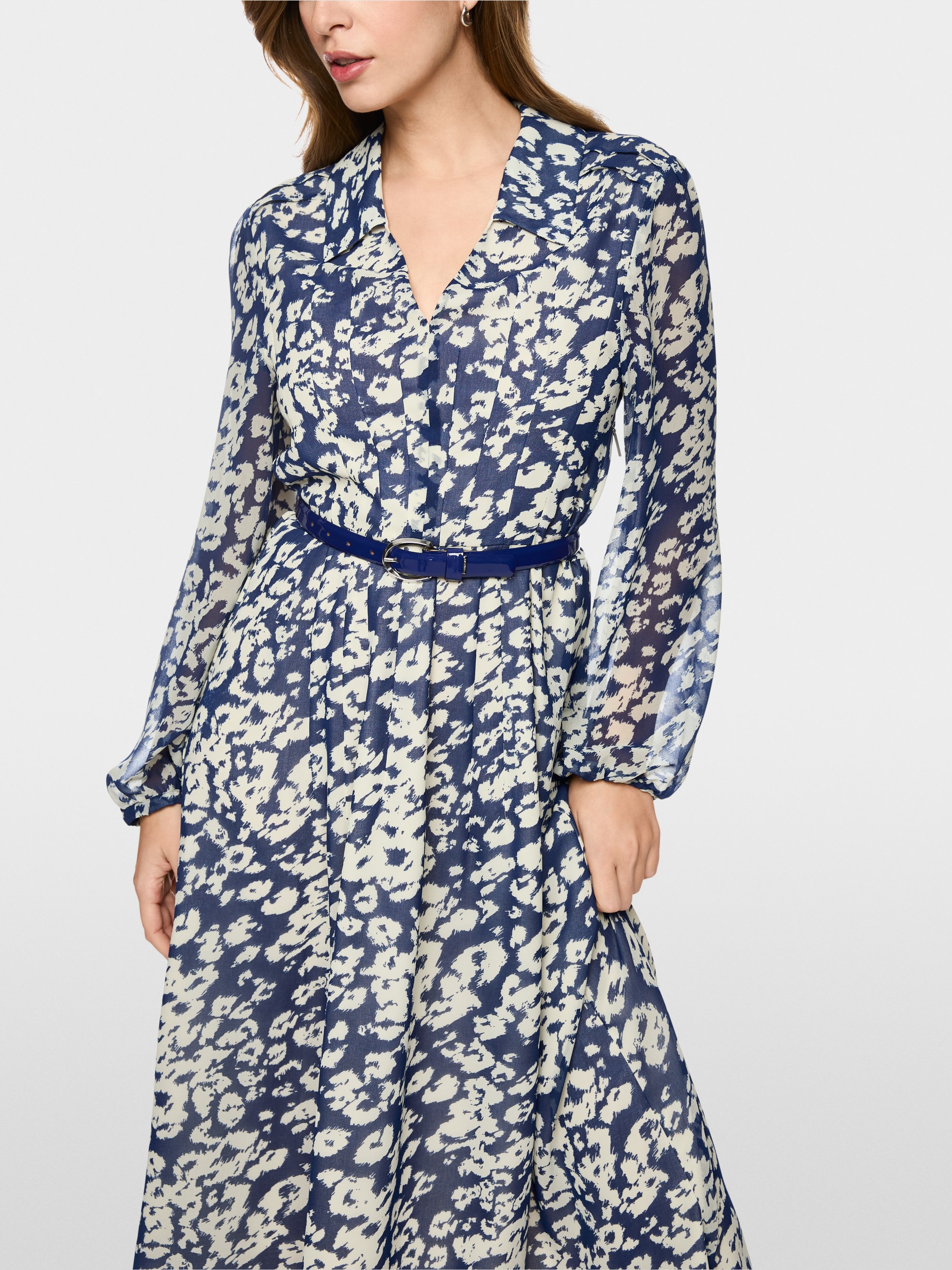 Robe mi-longue imprimée