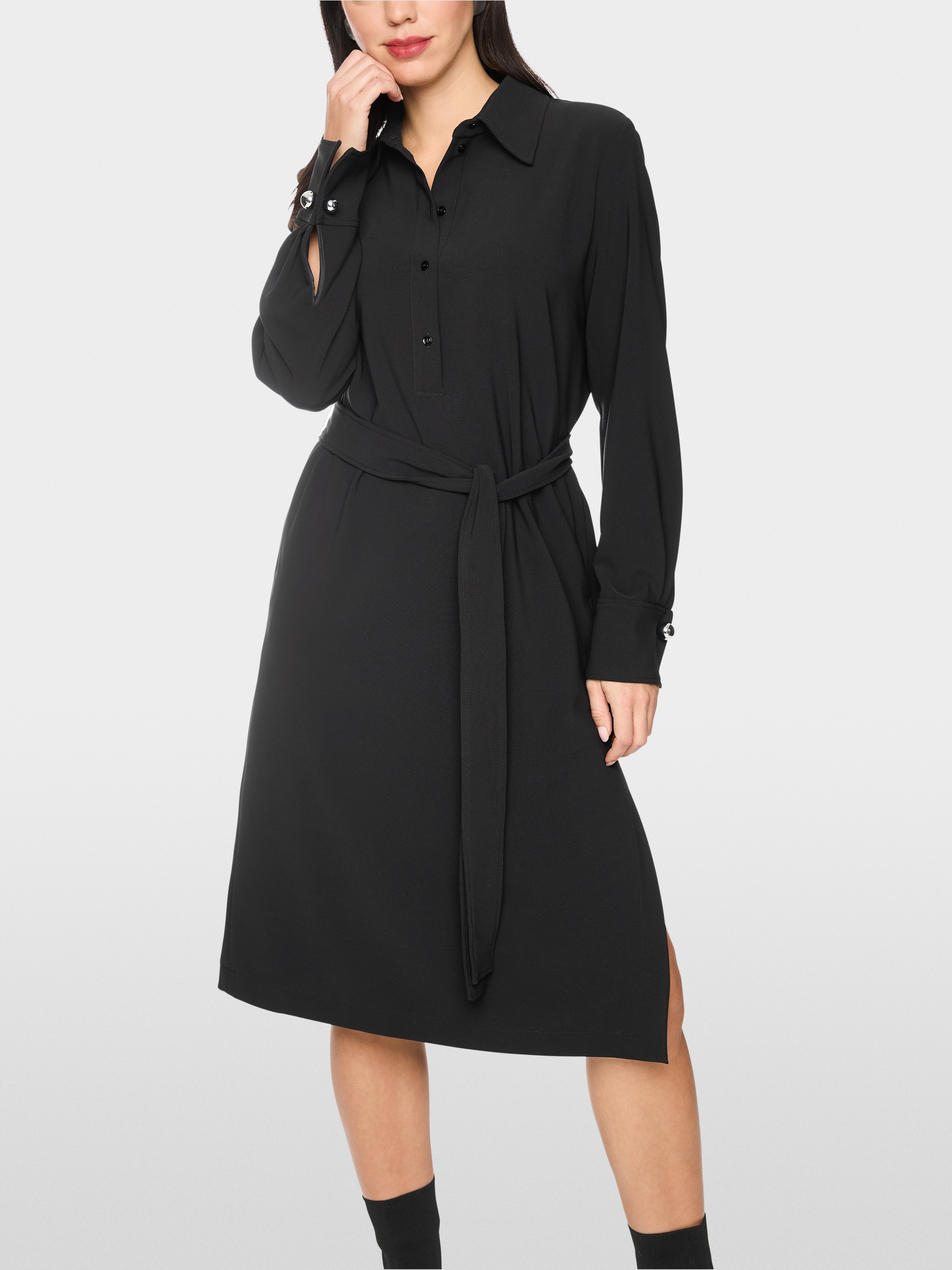 Robe chemise mi-longue