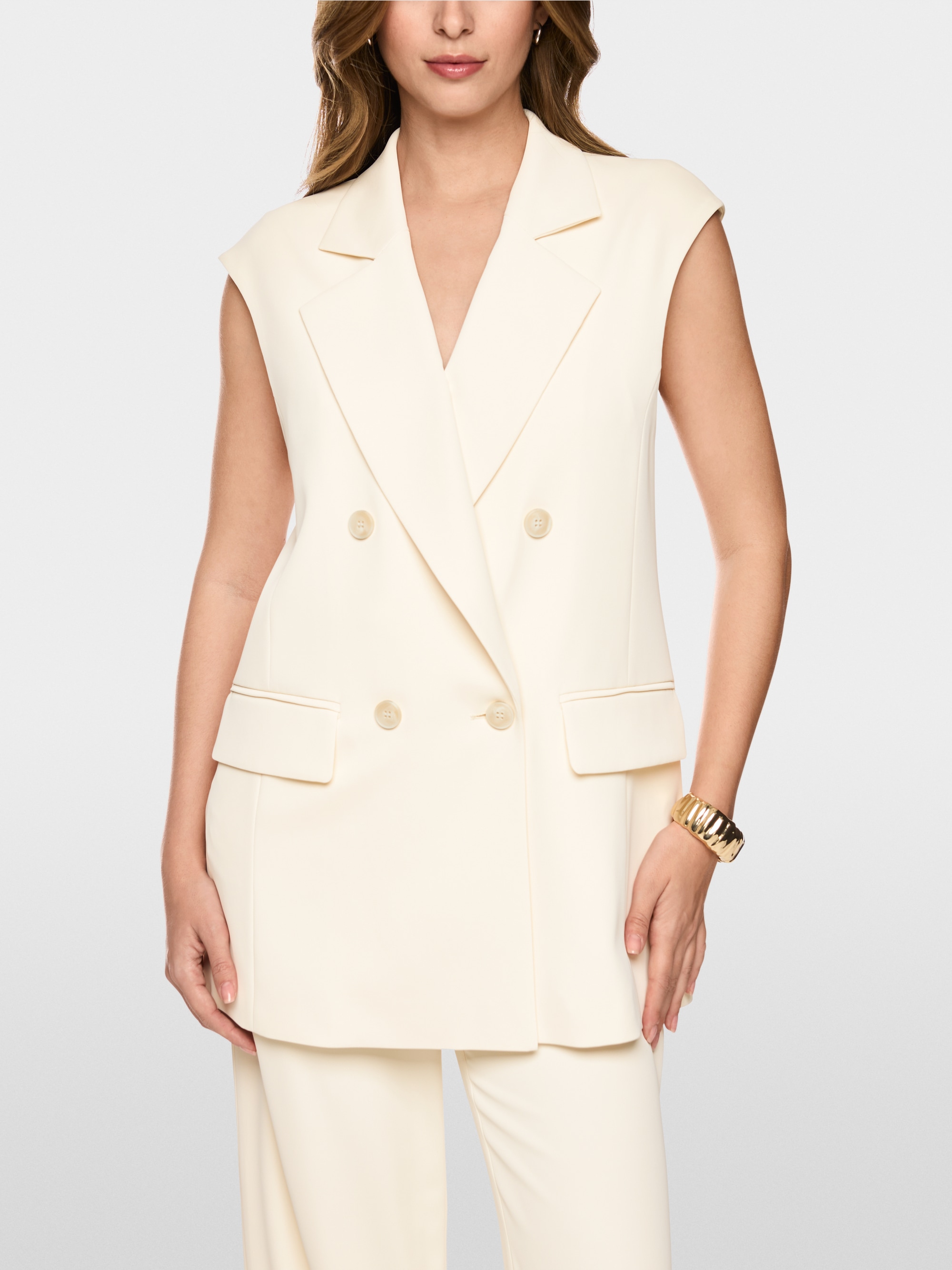 Gilet blazer sans manches