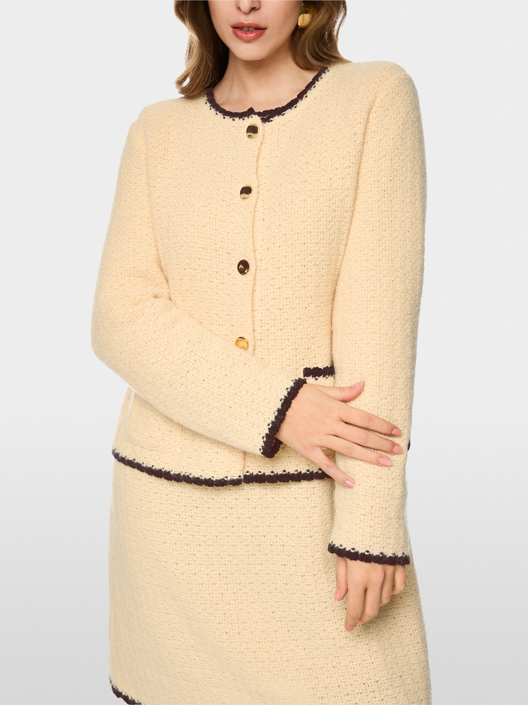“Knitted in Germany” coutoure cardigan