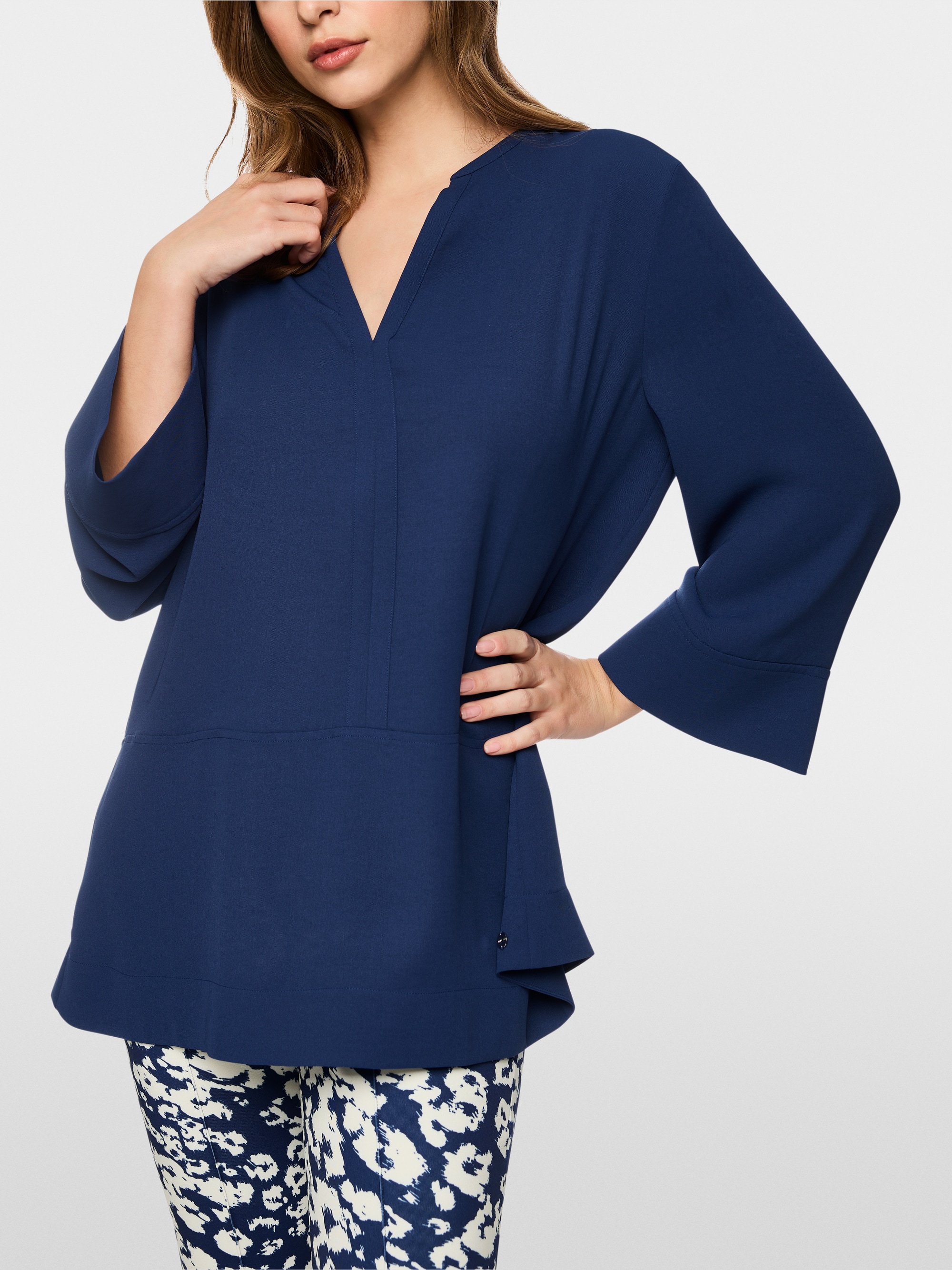 Loose tunic-style blouse
