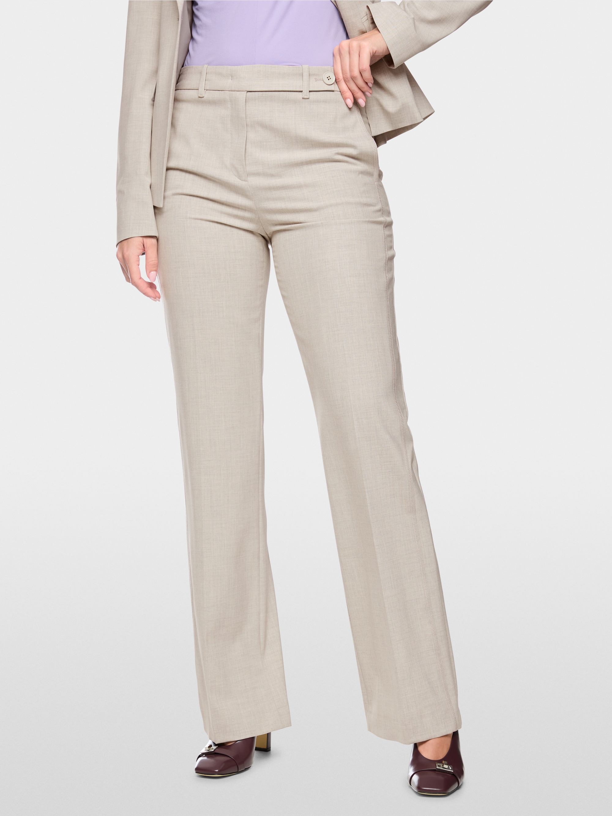 Pantalon en tissu FAID à jambes larges