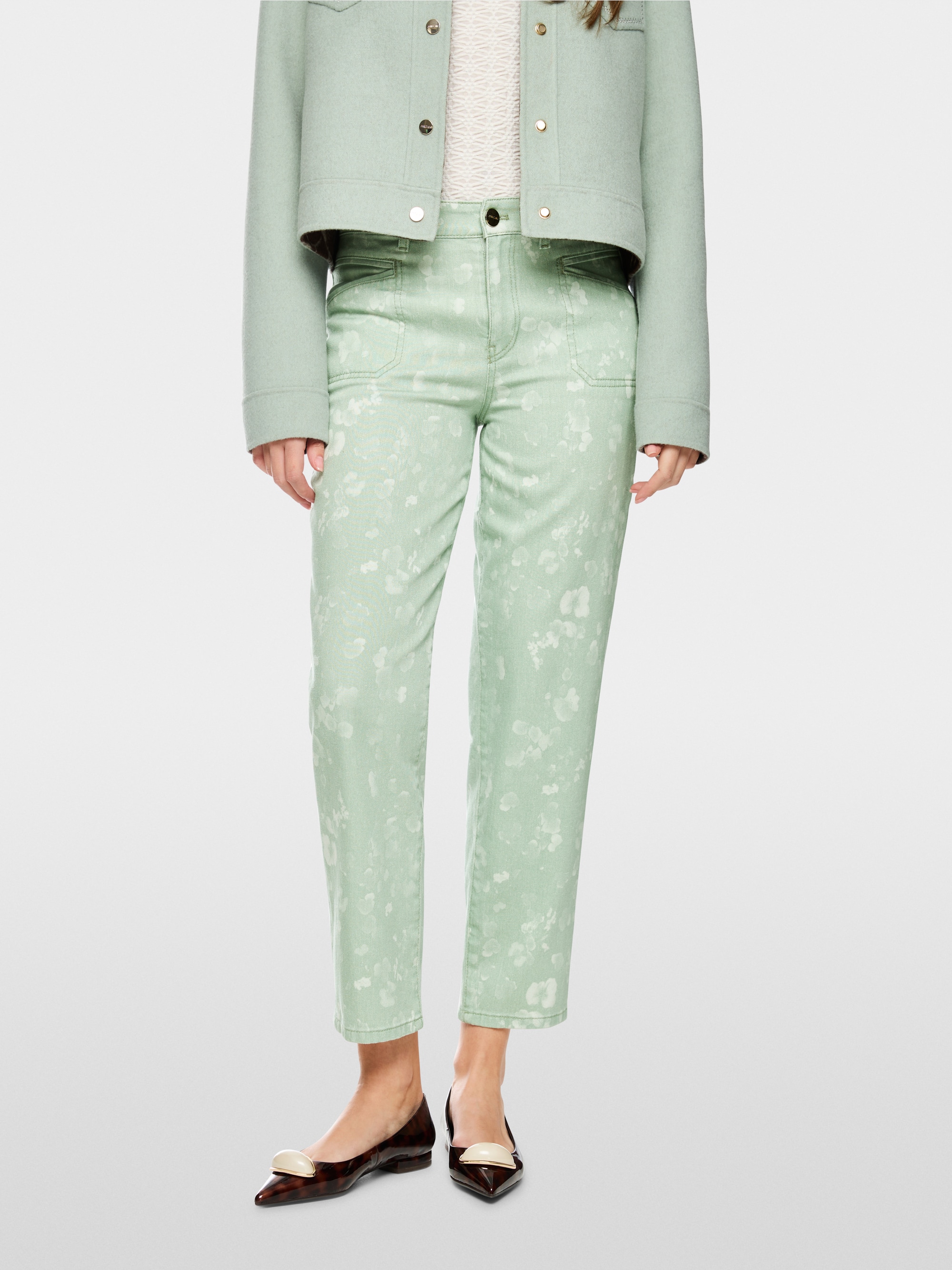 ROHA floral print jeans