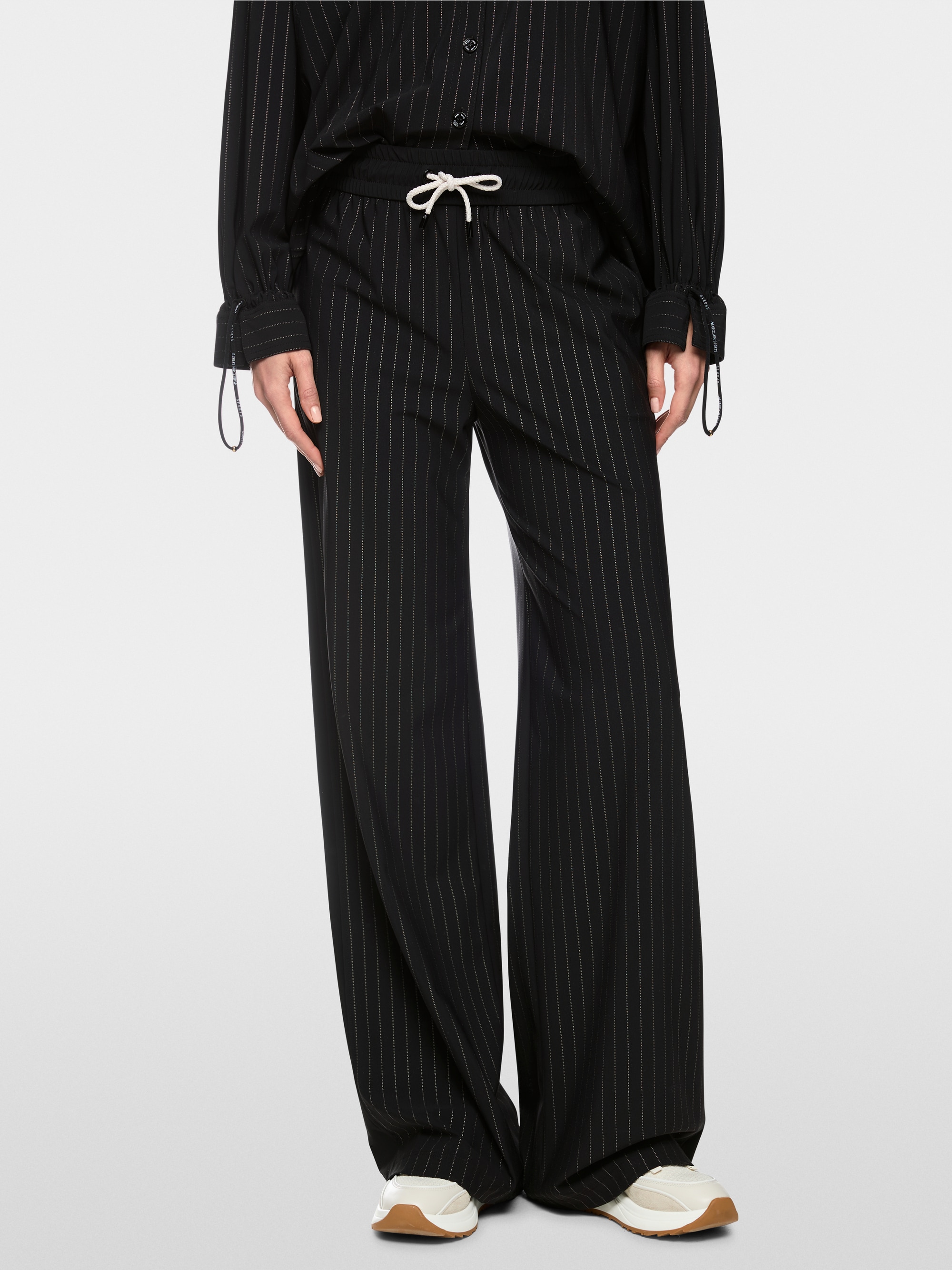 Pantalon à enfiler WELKOM à fines rayures