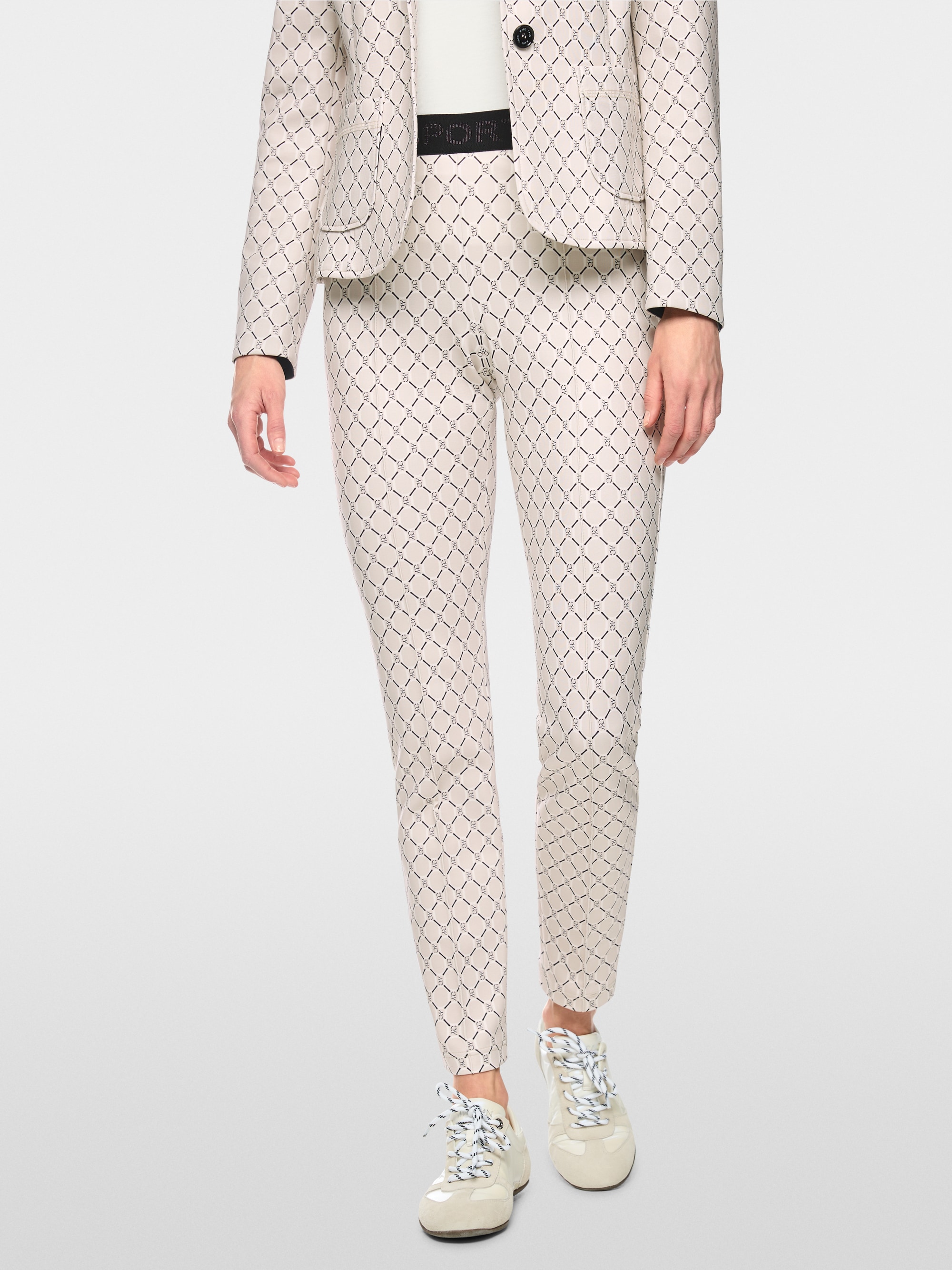 Pantalon imprimé en jersey scuba
