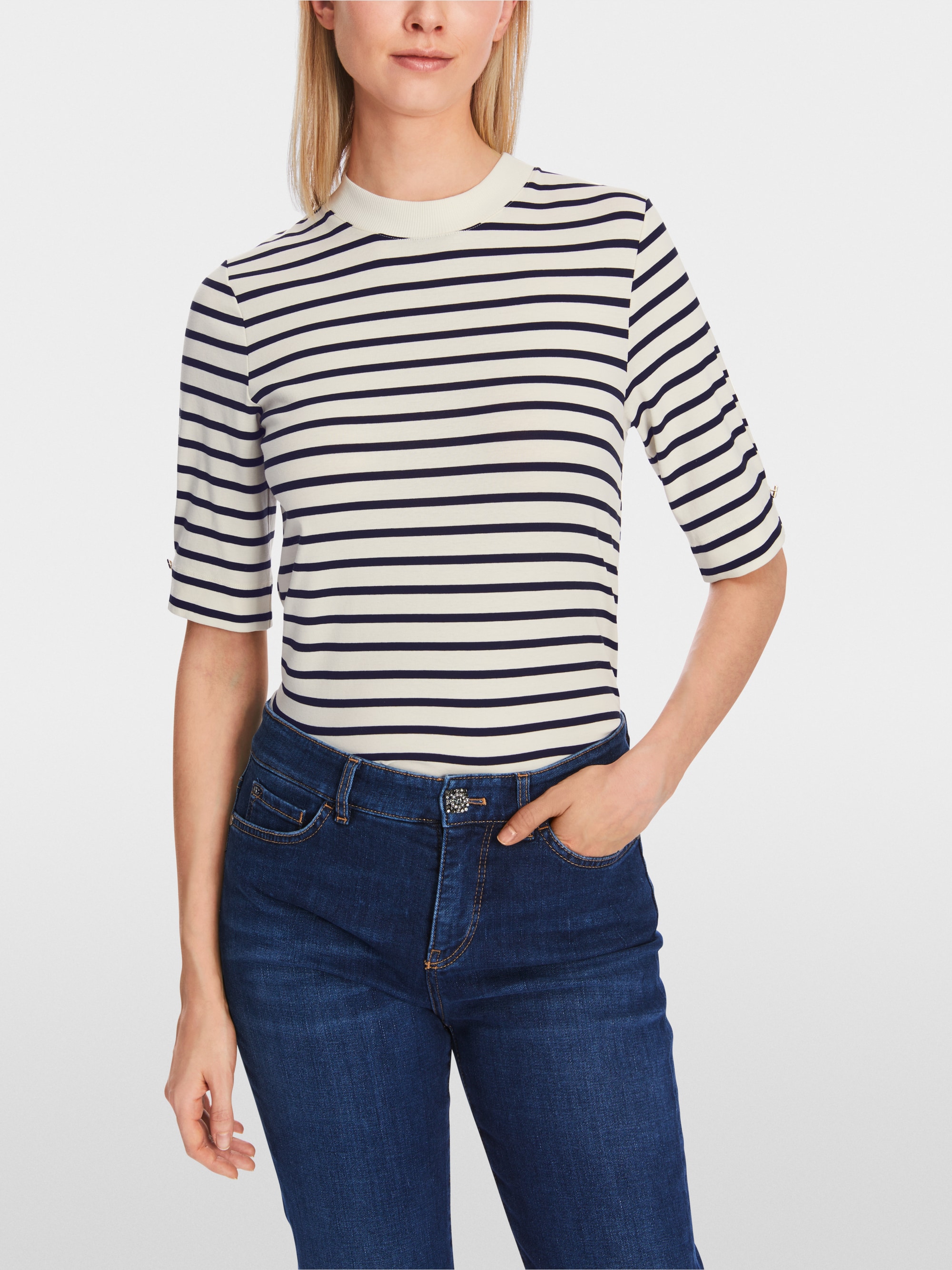 T-shirt met strepen