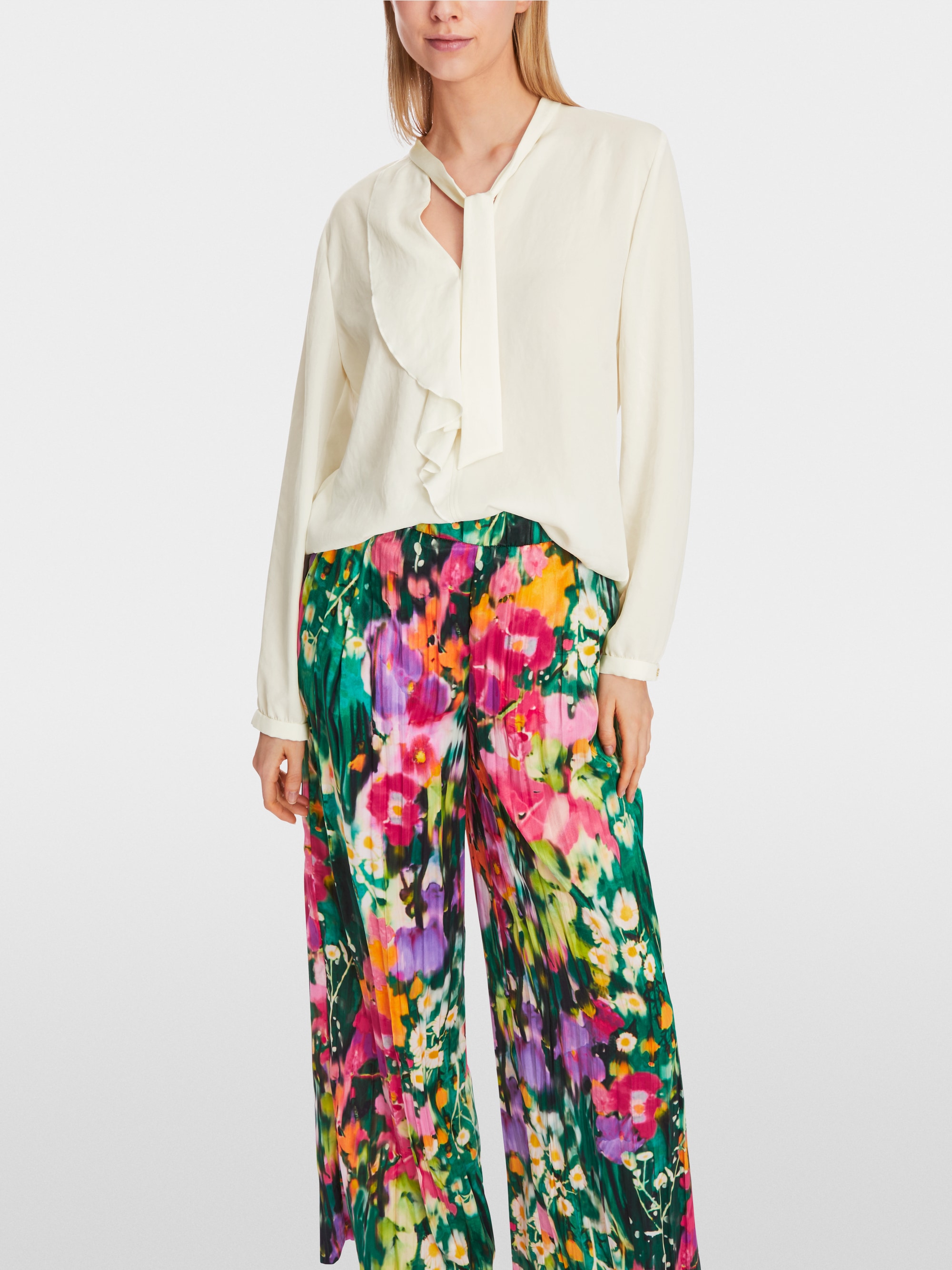 Volant-Bluse "Rethink Together"