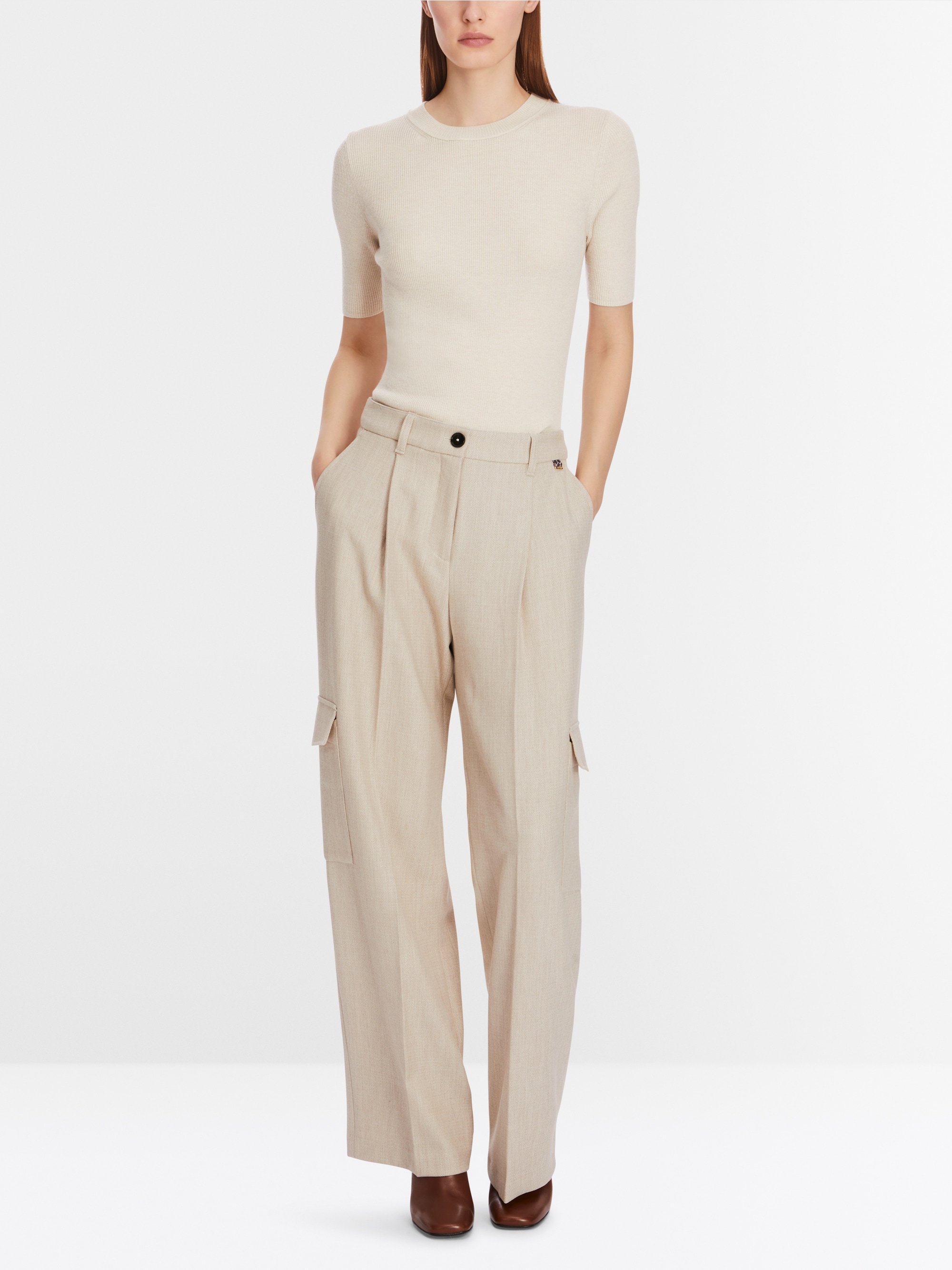 WASCO high-waist trousers