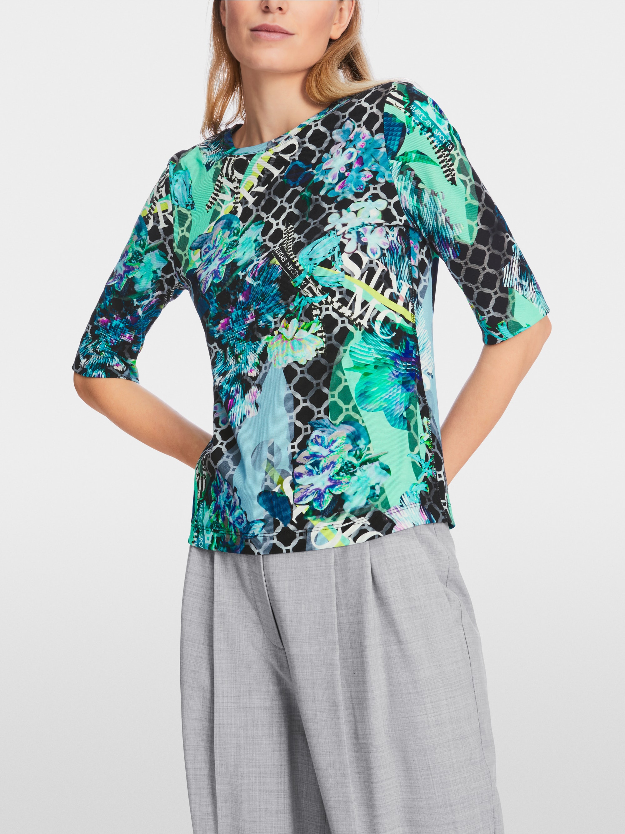 T-shirt with all-over print