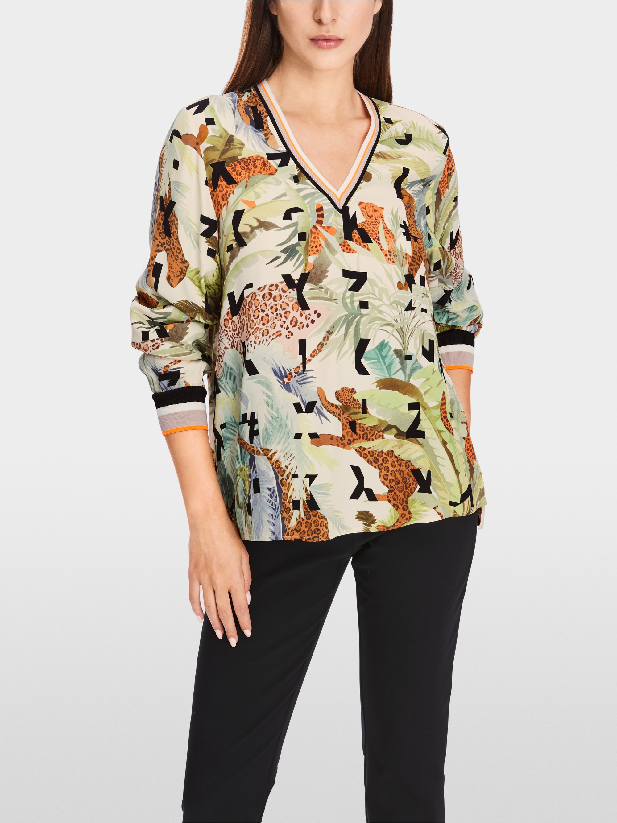 Casual blouse van viscose ‘Rethink Together’