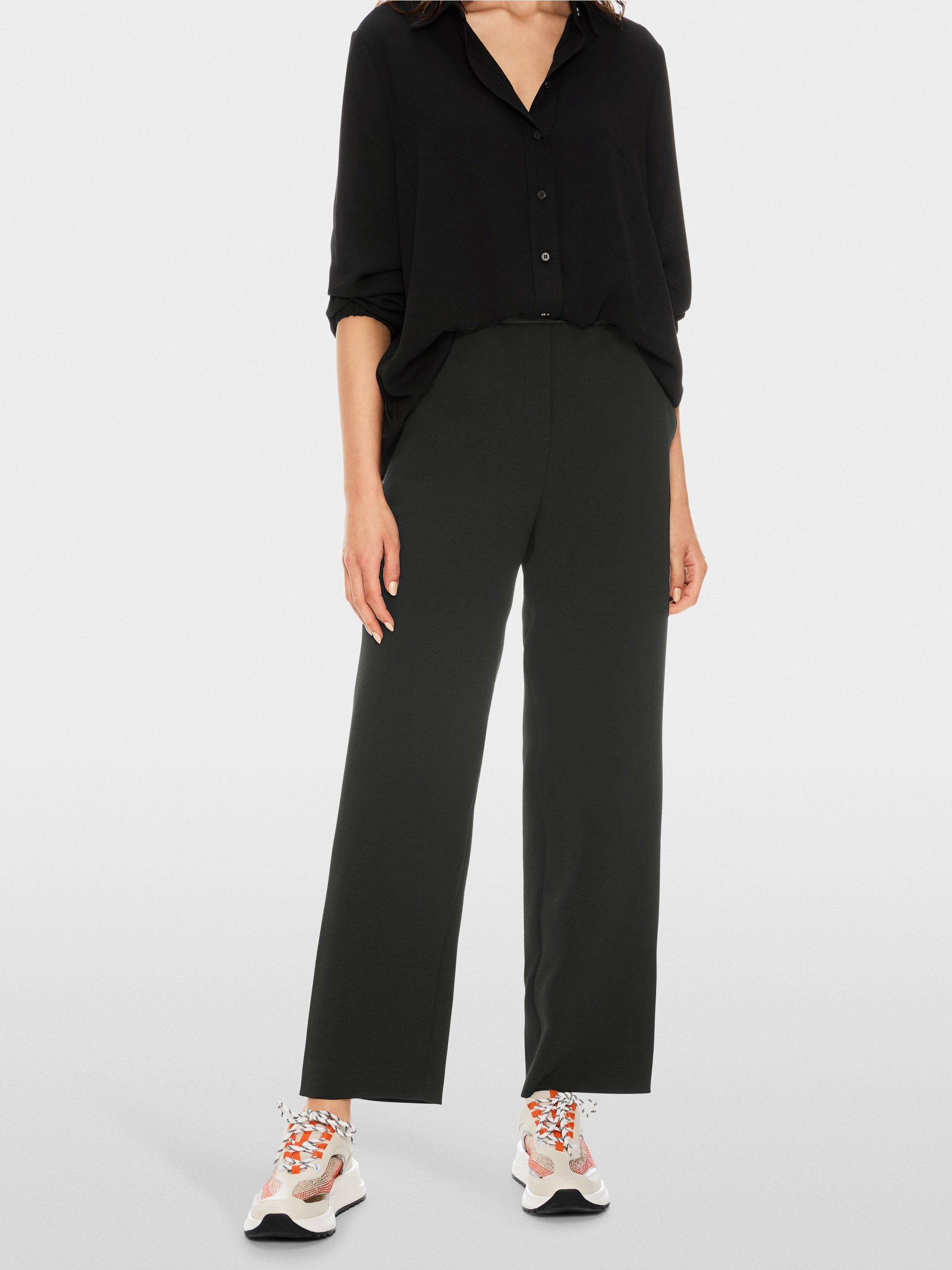 Modèle WUSU - Pantalon à enfiler avec taille haute