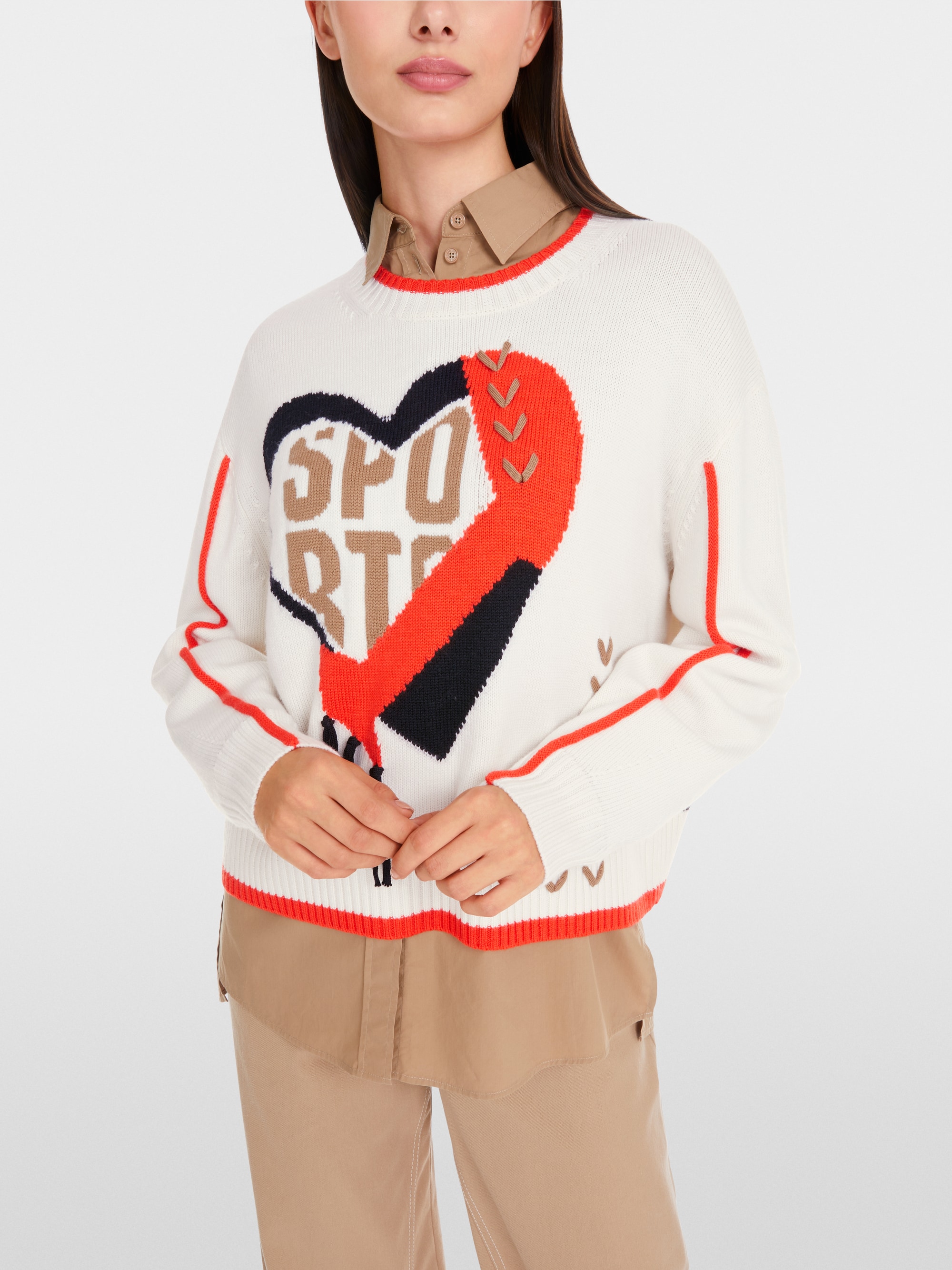 Sweater aus reiner Wolle