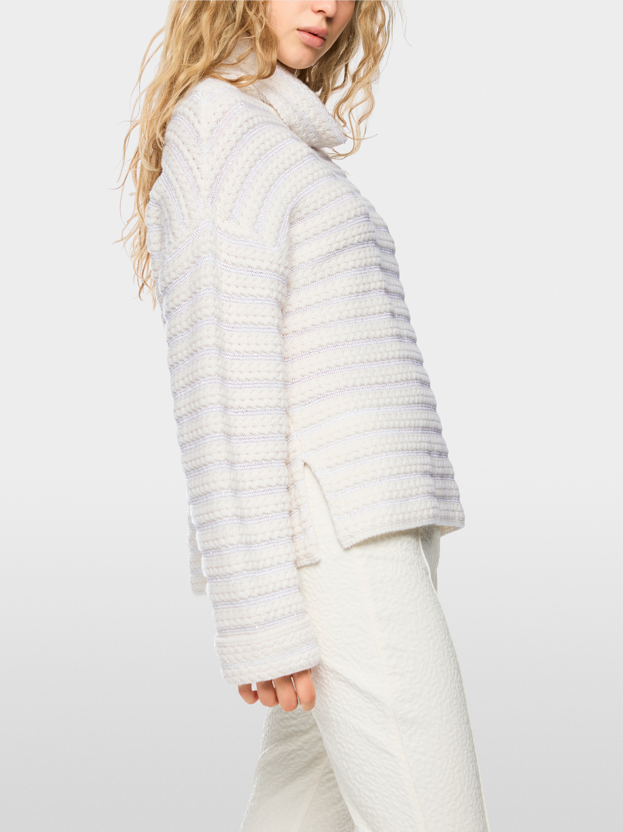 Knitted in Germany turtleneck jumper